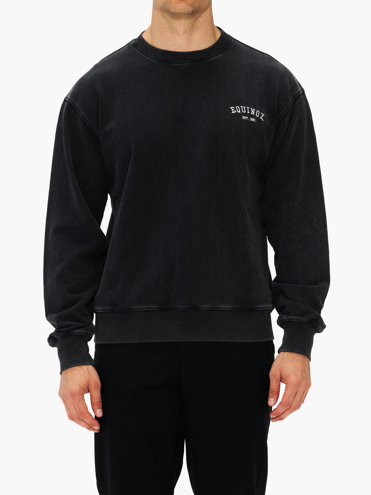 Equinox Vintage Varsity Unisex Crewneck Sweatshirt
