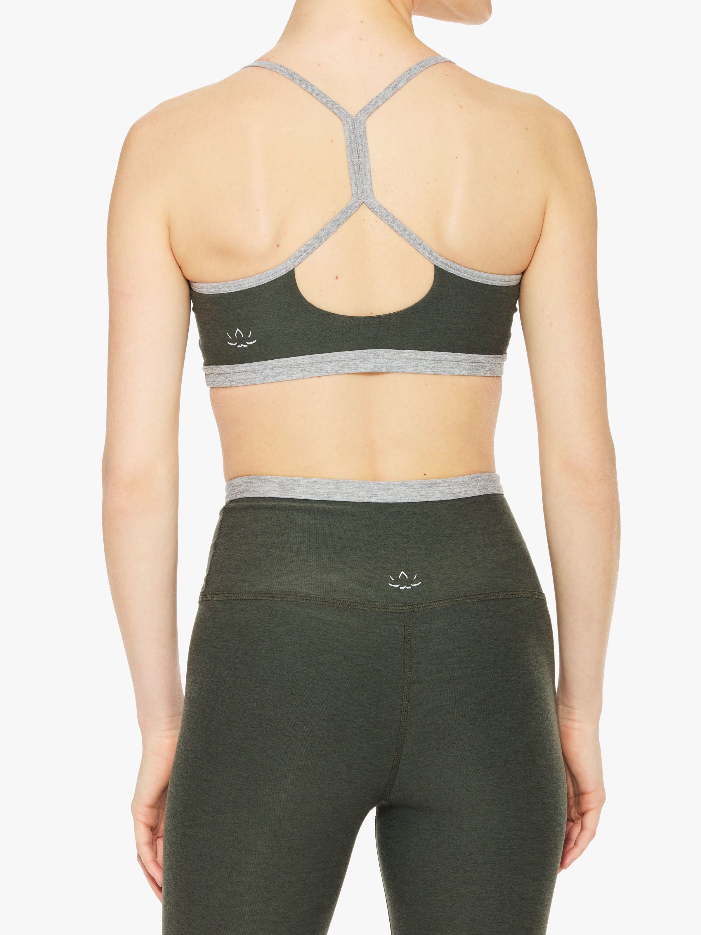 Beyond Yoga Spacedye Shirredcolorblock Bra