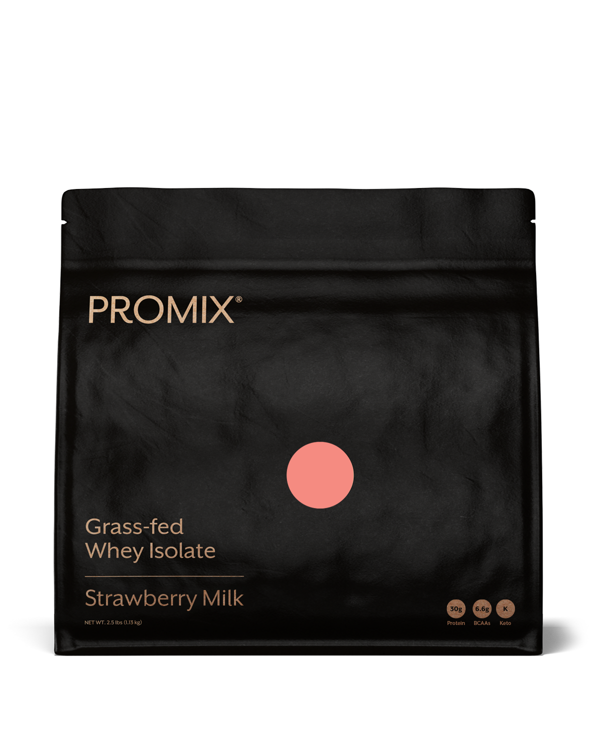Promix Nutrition Strawberry Milk Whey Protein Isolate Powder