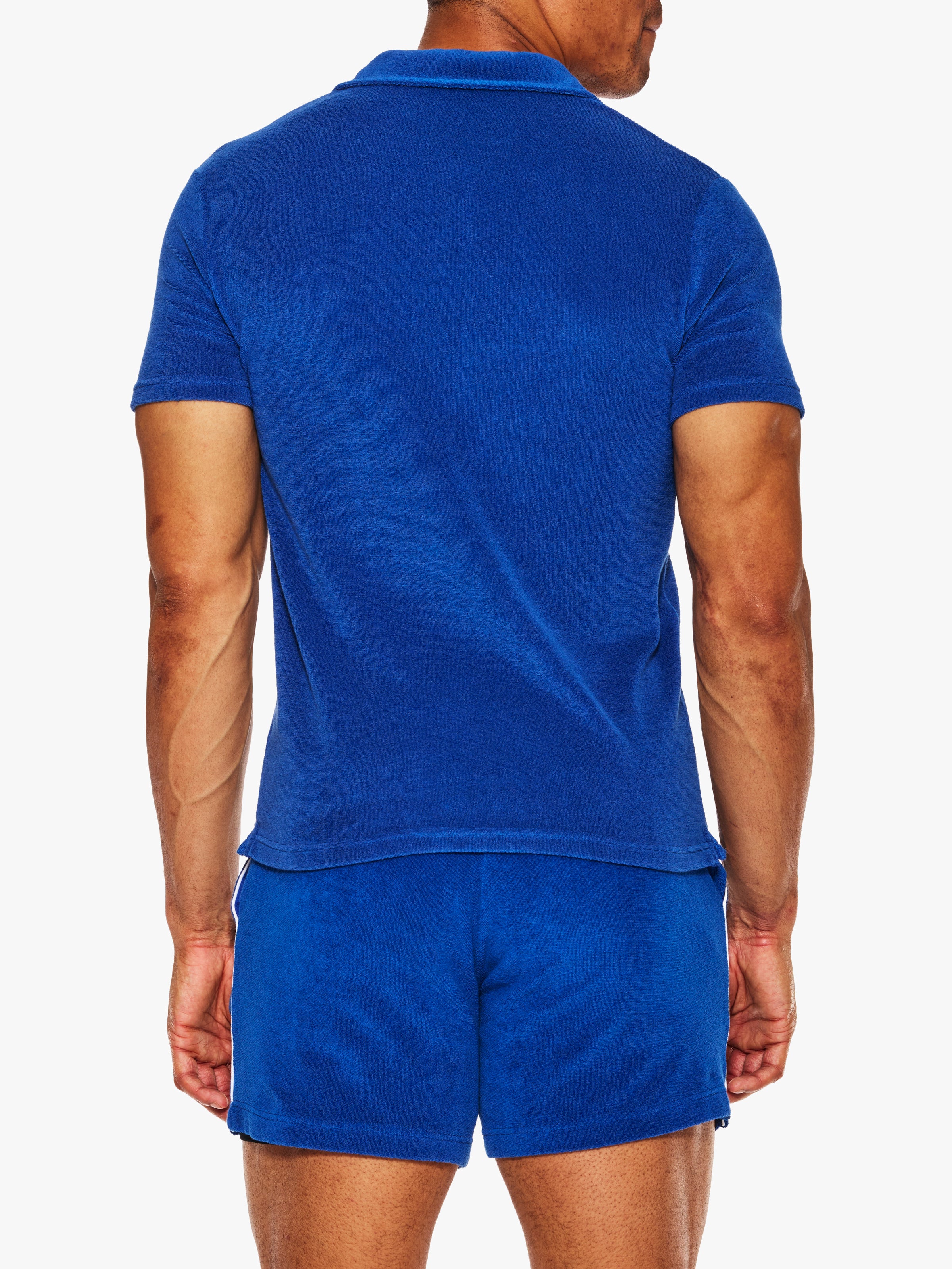 Ron Dorff Cotton Terry V Neck Polo
