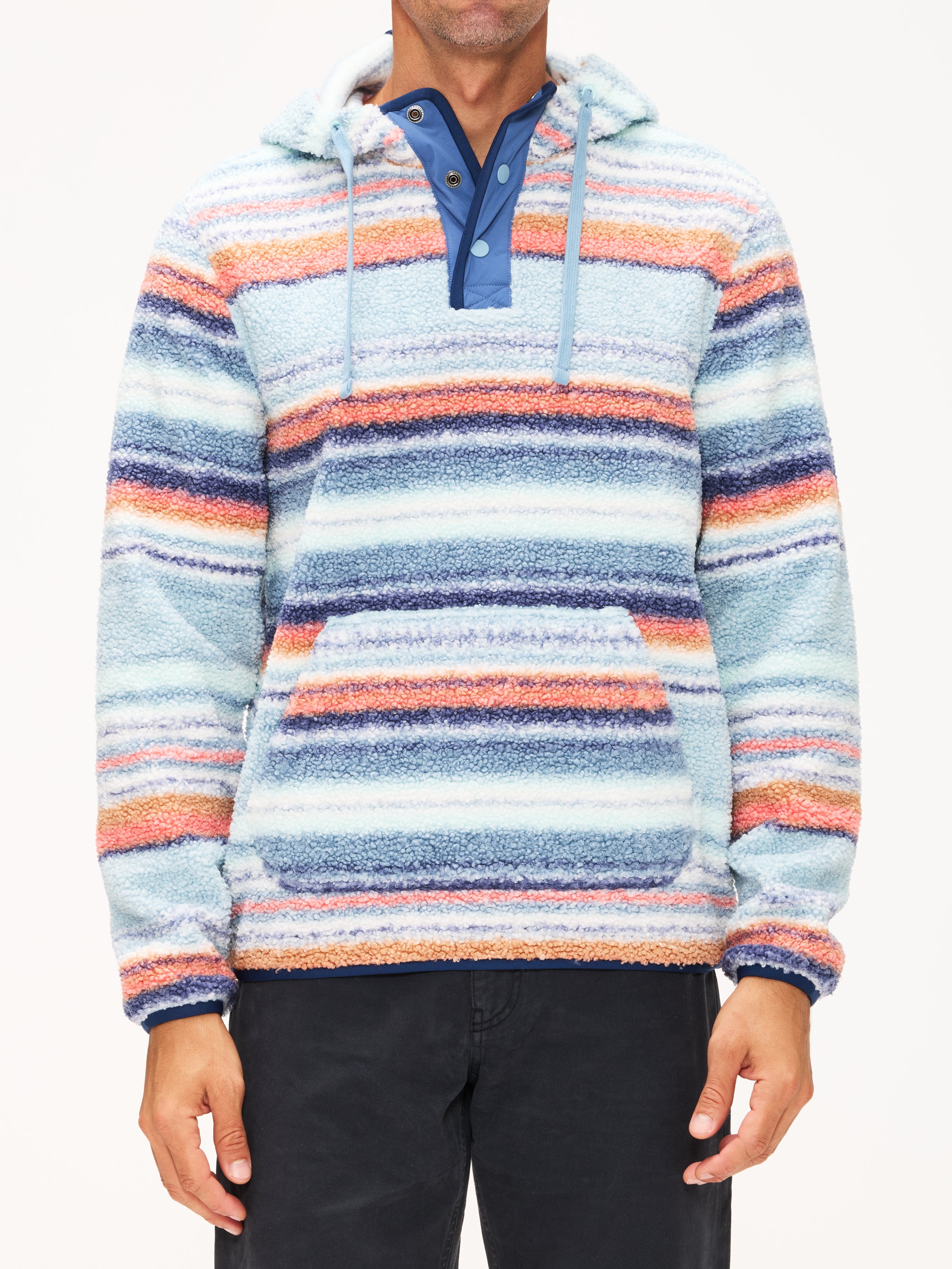 Faherty High Pile Fleece Hoodie