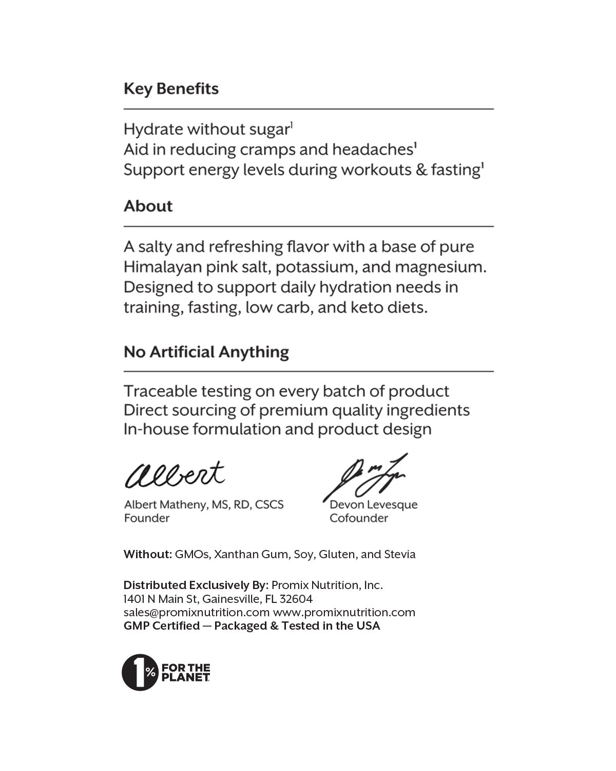 Promix Nutrition Electrolyte Drink Mix Variety Pack