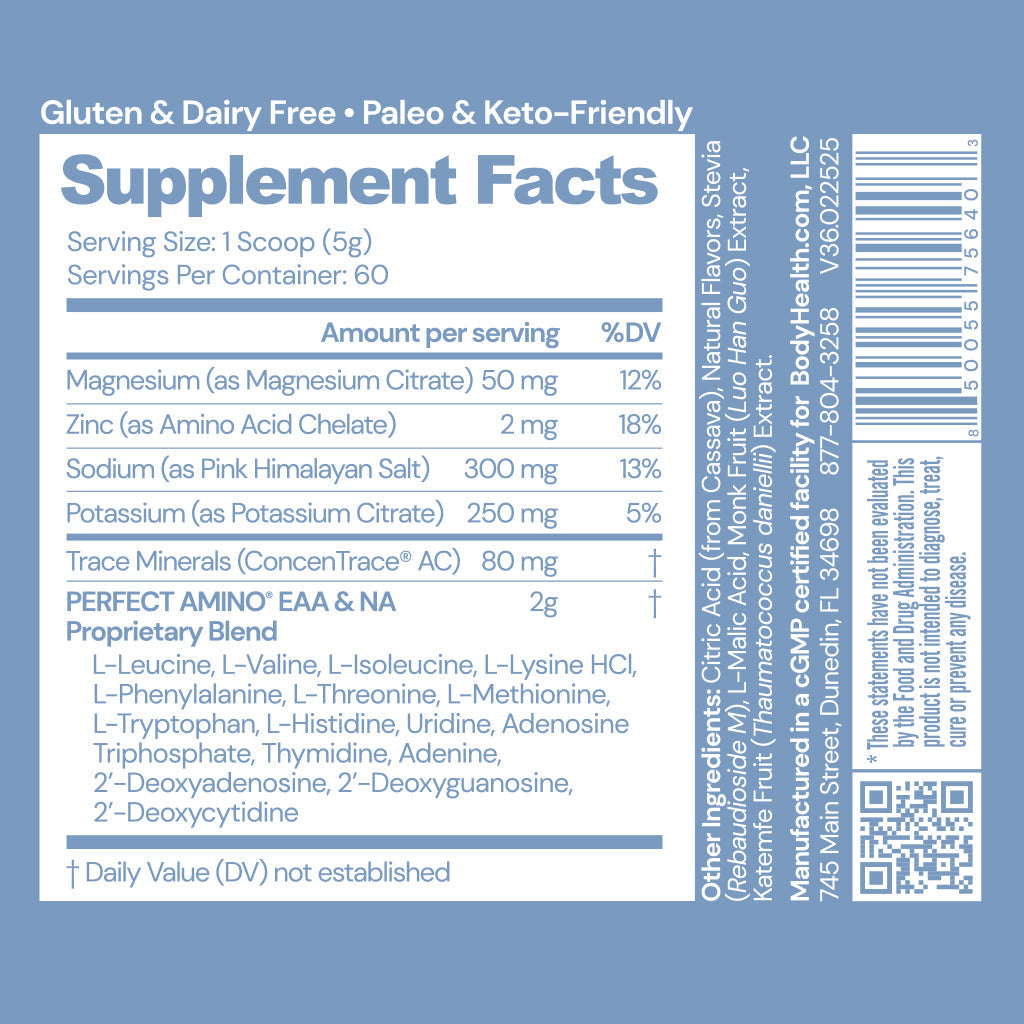 Perfect Amino Electrolytes