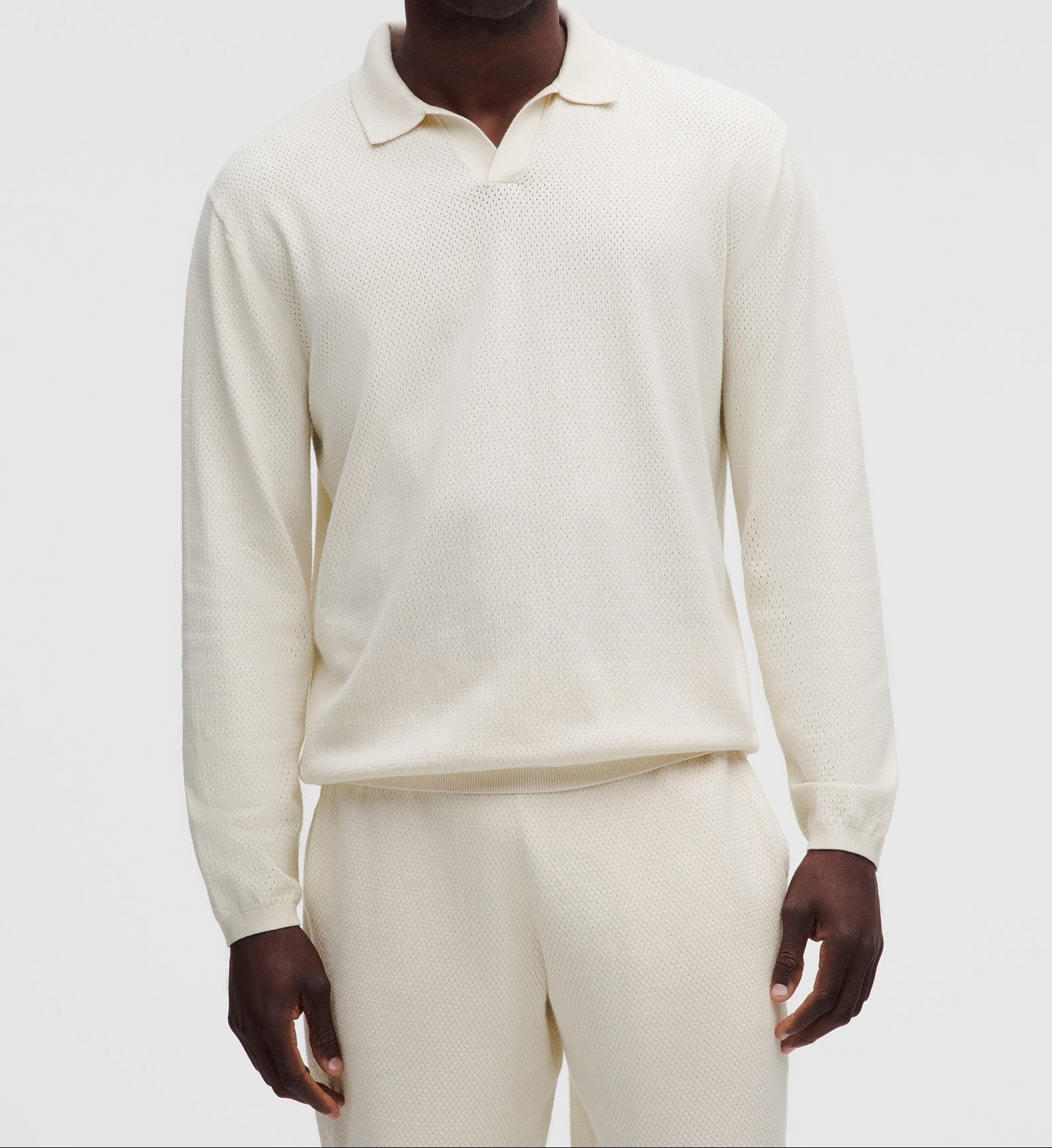 Lululemon Easy Care Lightweight Knit Seasonal Long Sleeve Polo