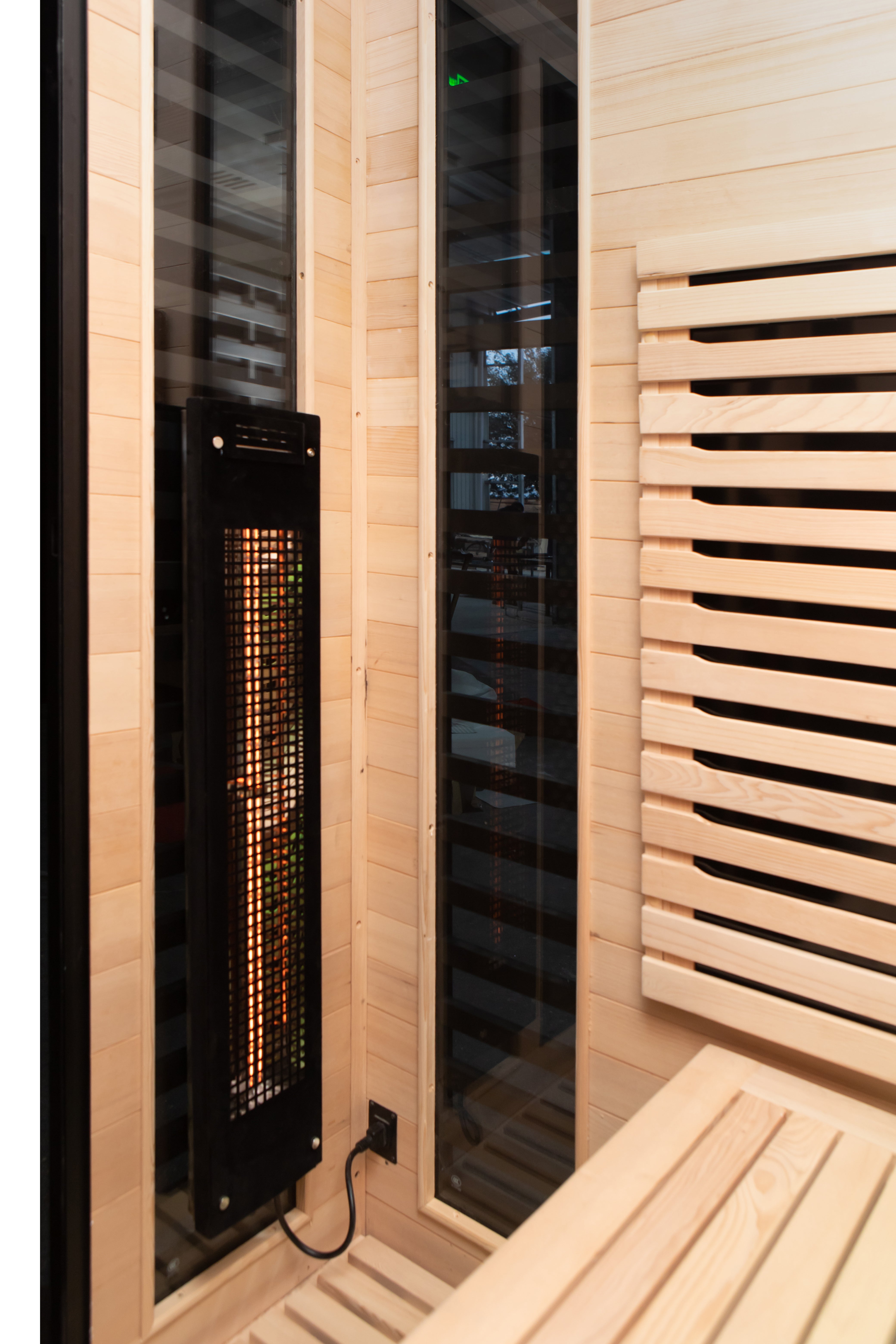 Kilimanjaro 5-Person Outdoor Full Spectrum Infrared Sauna with Full-Body Medical-Grade Red Light Therapy and Smart WiFi App Control