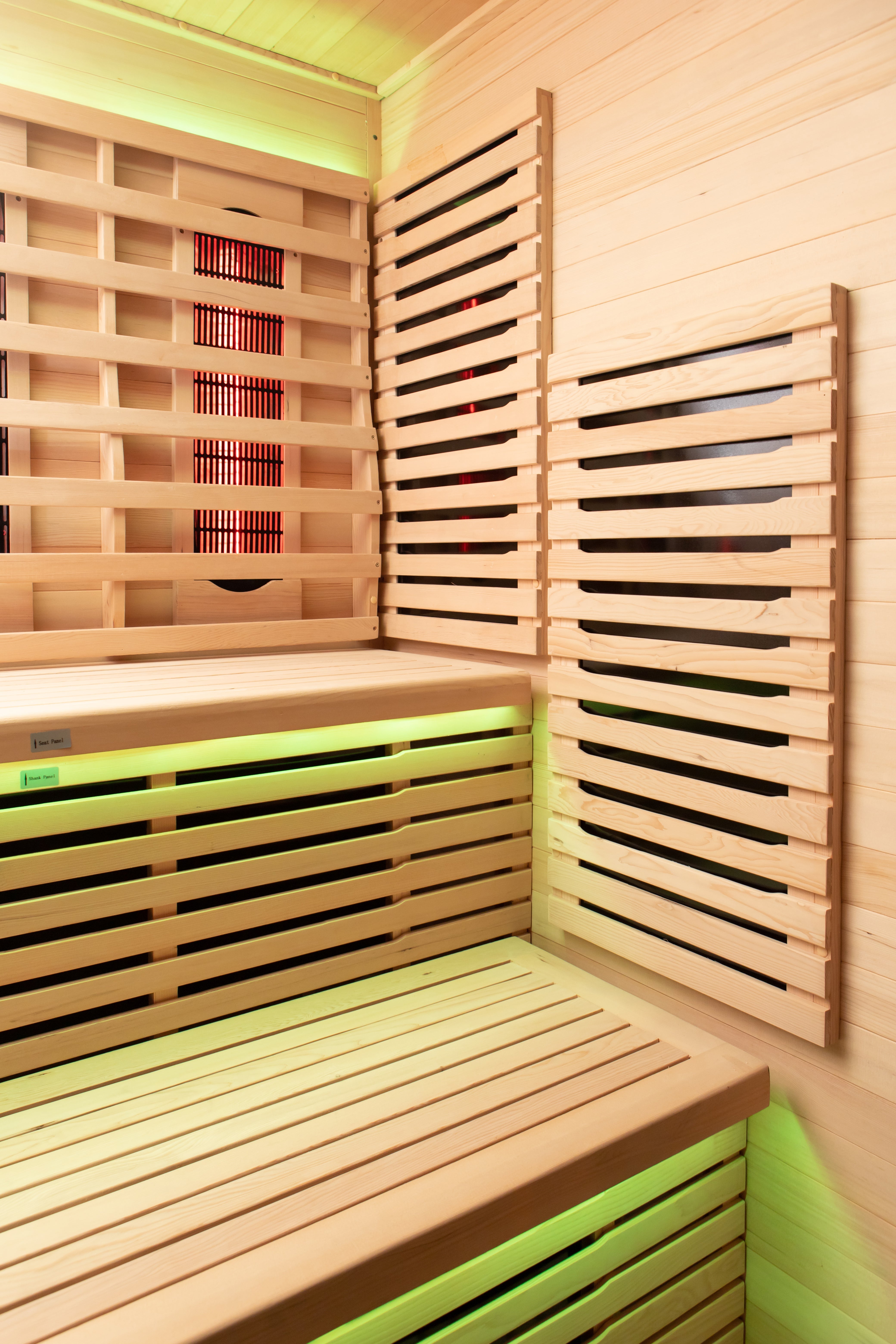 Kilimanjaro 5-Person Outdoor Full Spectrum Infrared Sauna with Full-Body Medical-Grade Red Light Therapy and Smart WiFi App Control