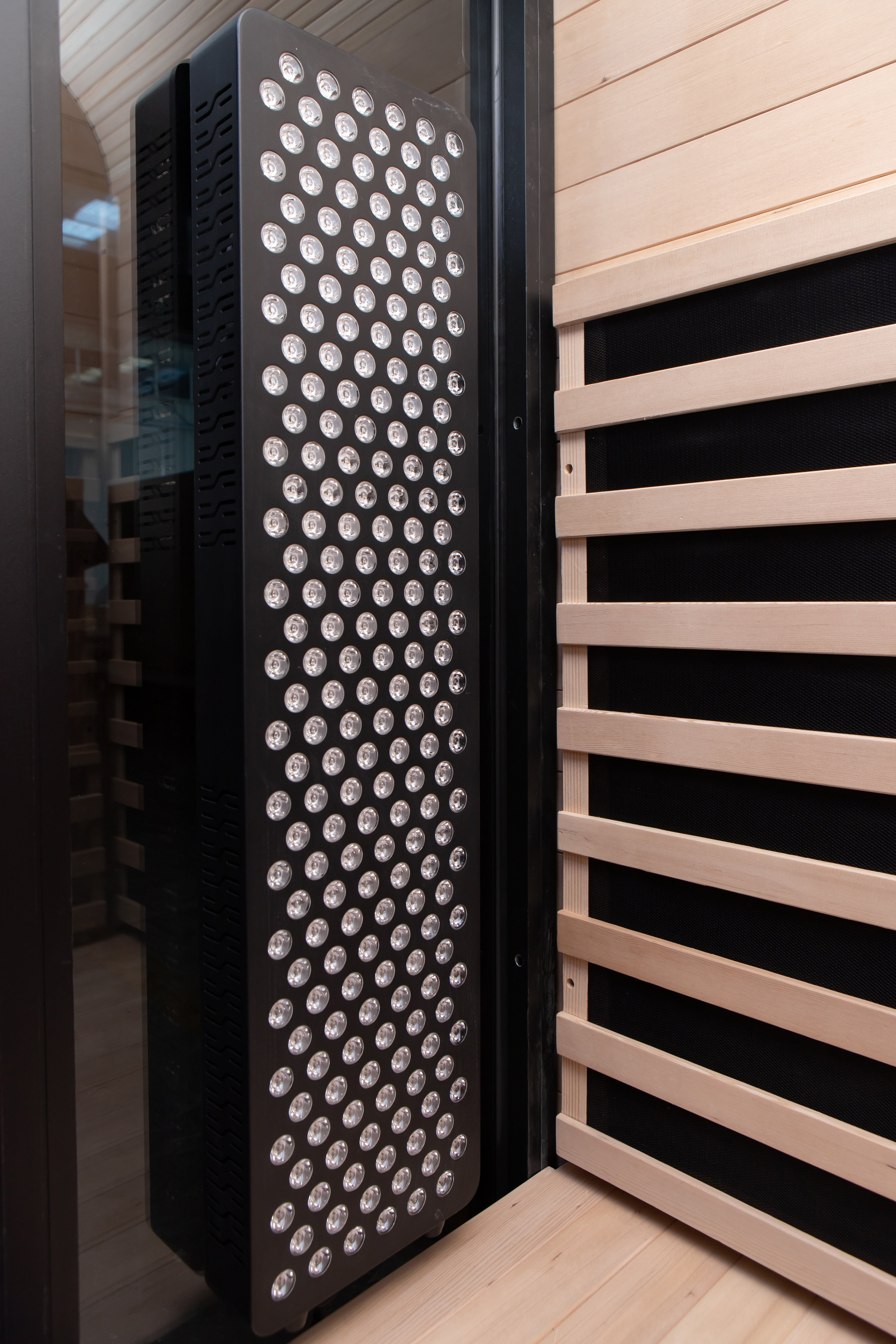 El Capitan 4-Person Outdoor Full Spectrum Infrared Sauna with Full-Body Medical-Grade Red Light Therapy and Smart WiFi App Control