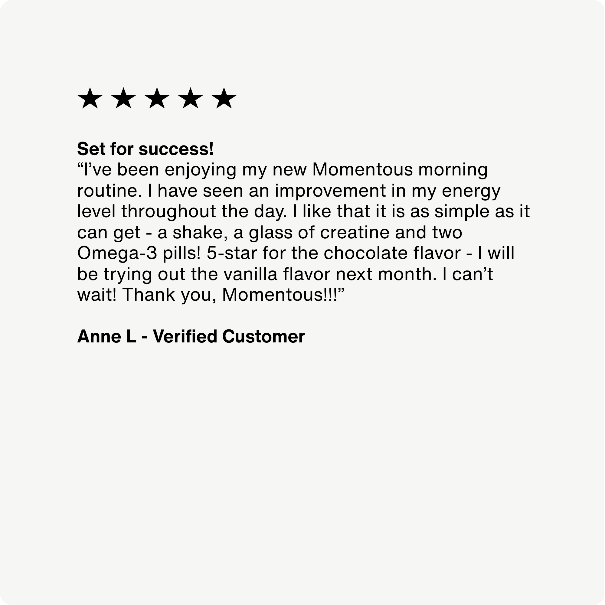 Momentous The Momentous Three