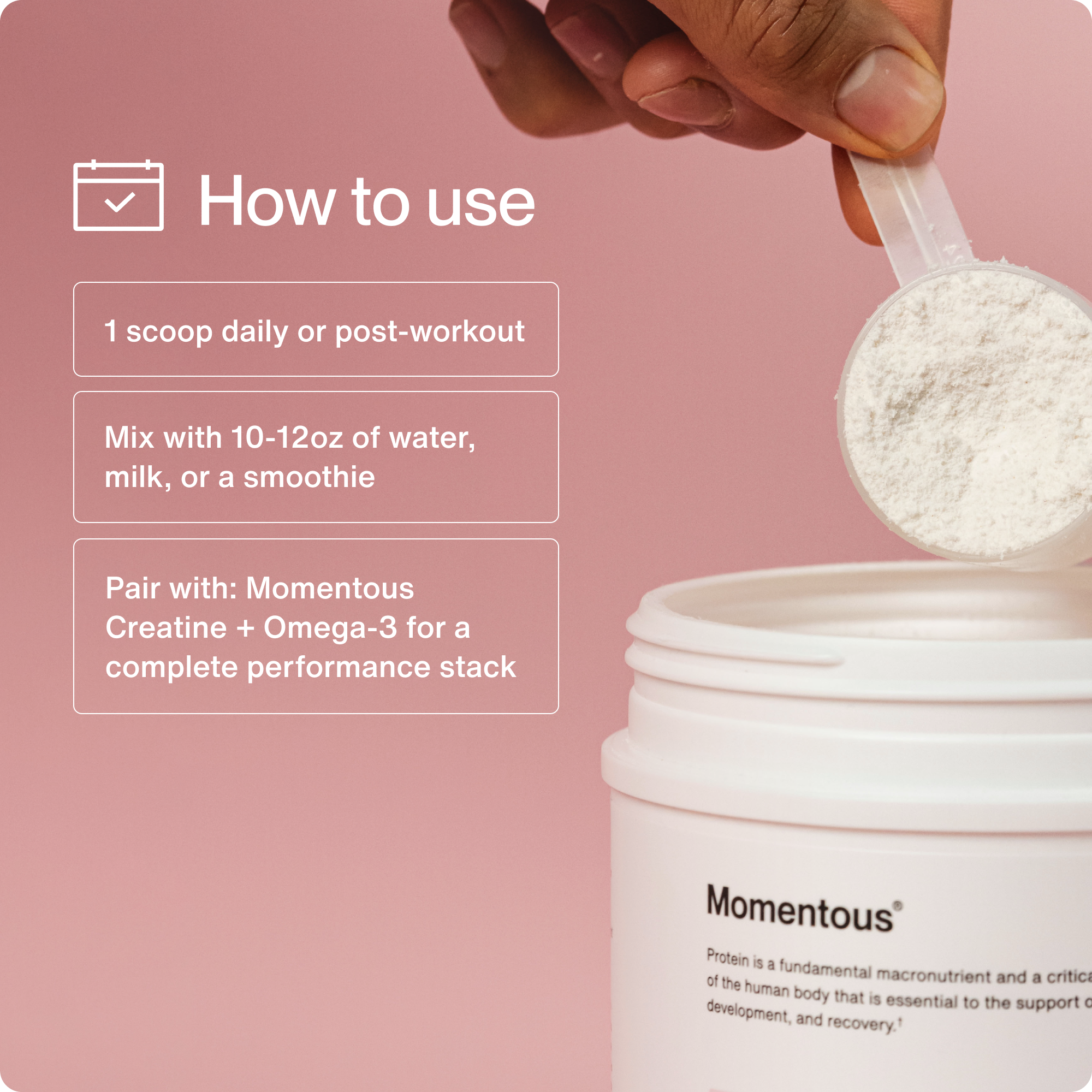 Momentous Whey Protein Isolate - Limited Edition