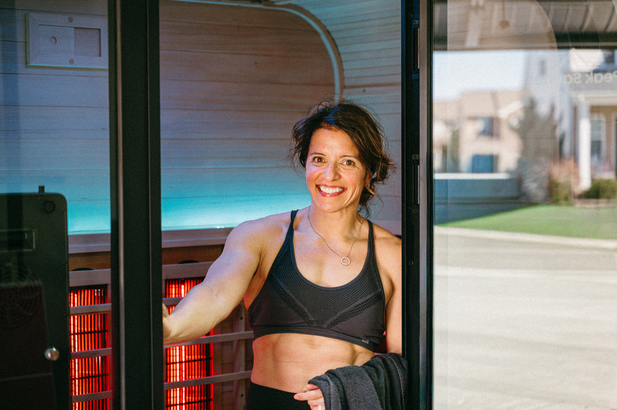 Peak El Capitan 4-Person Outdoor Full Spectrum Infrared Sauna