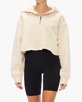 All Fenix Rachel 1/2 Zip Crop Hoodie