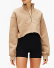 All Fenix Arlo Crop 1/2 Zip Sweater