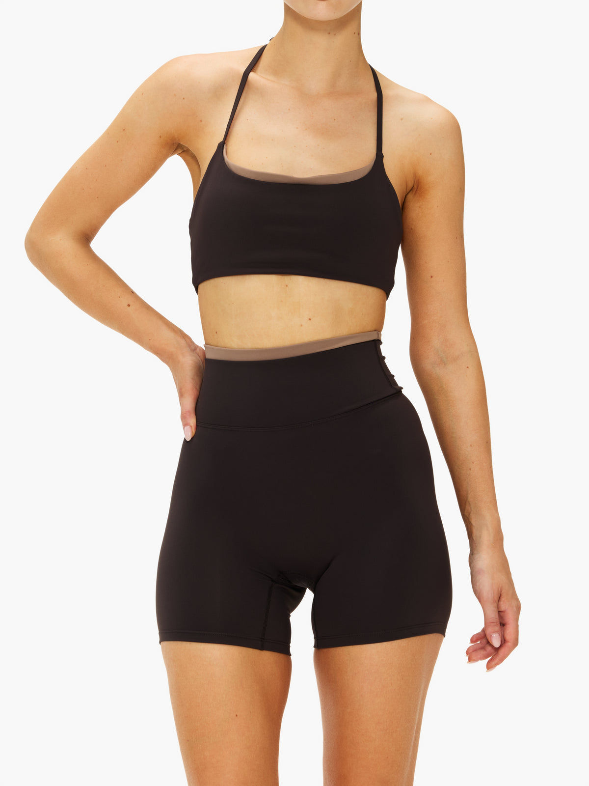 Adanola Ultimate Halter Double Layer Bra