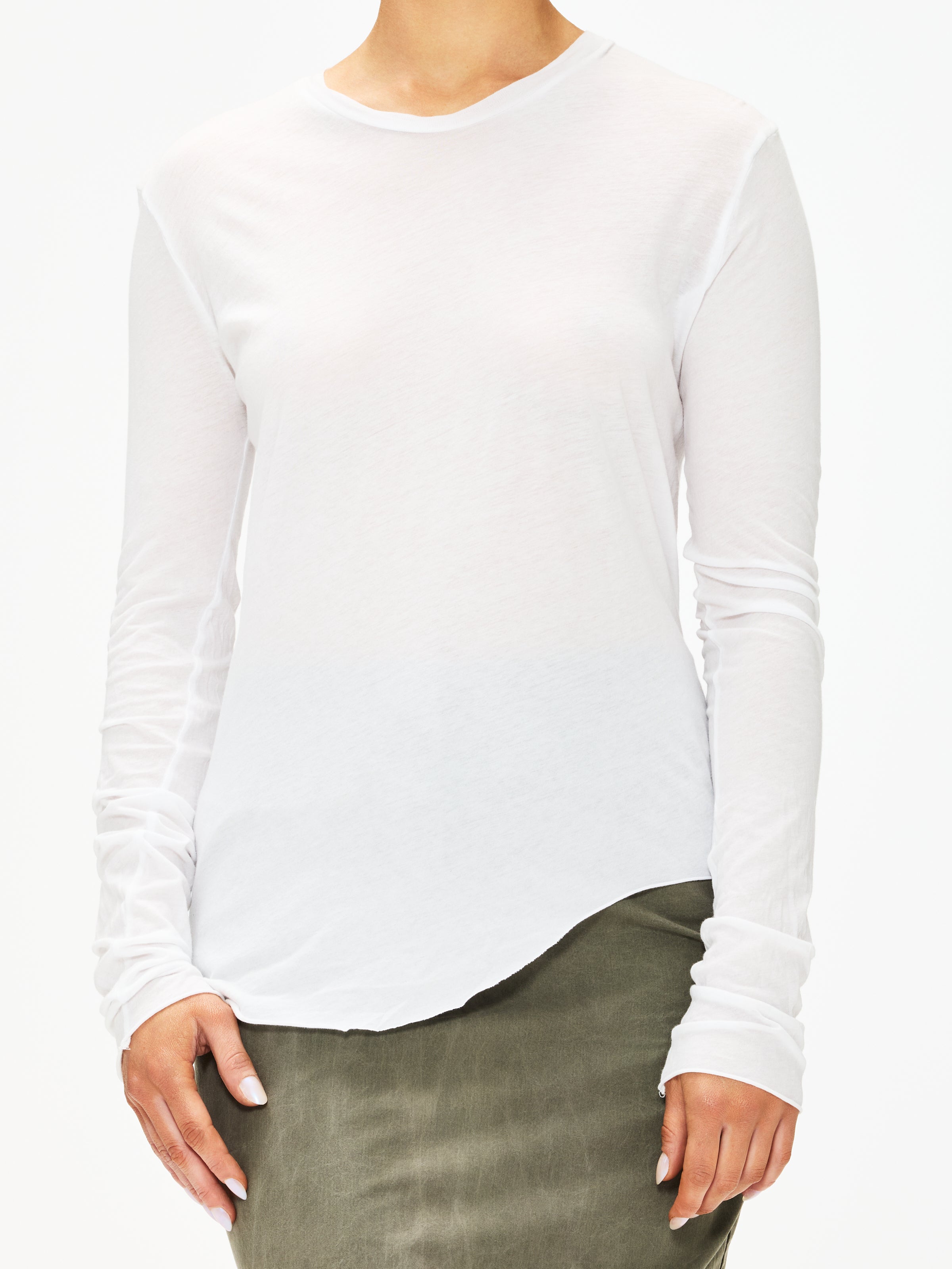 All Three Stella Long Sleeve in Tissue Cotton