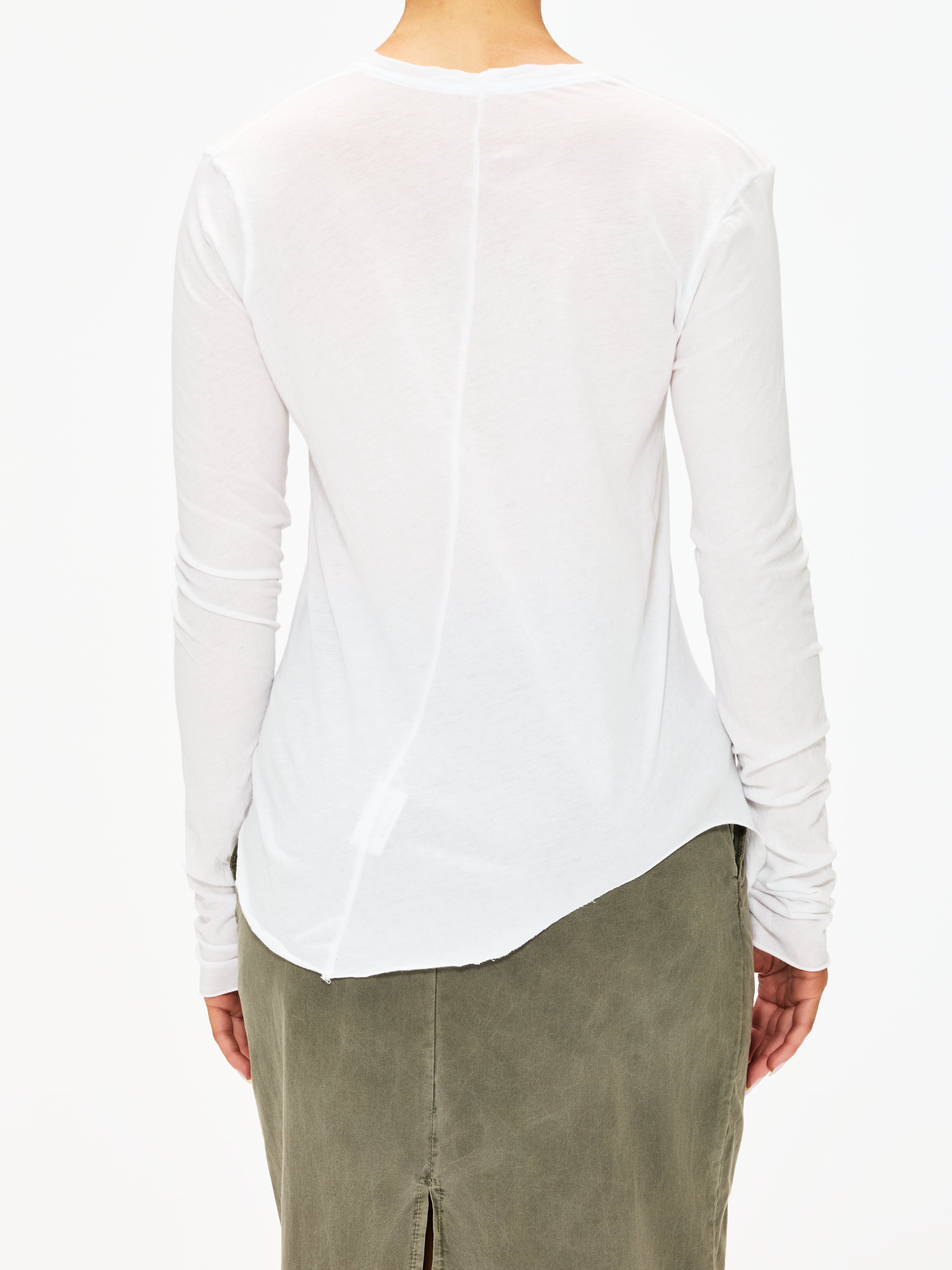 All Three Stella Long Sleeve in Tissue Cotton