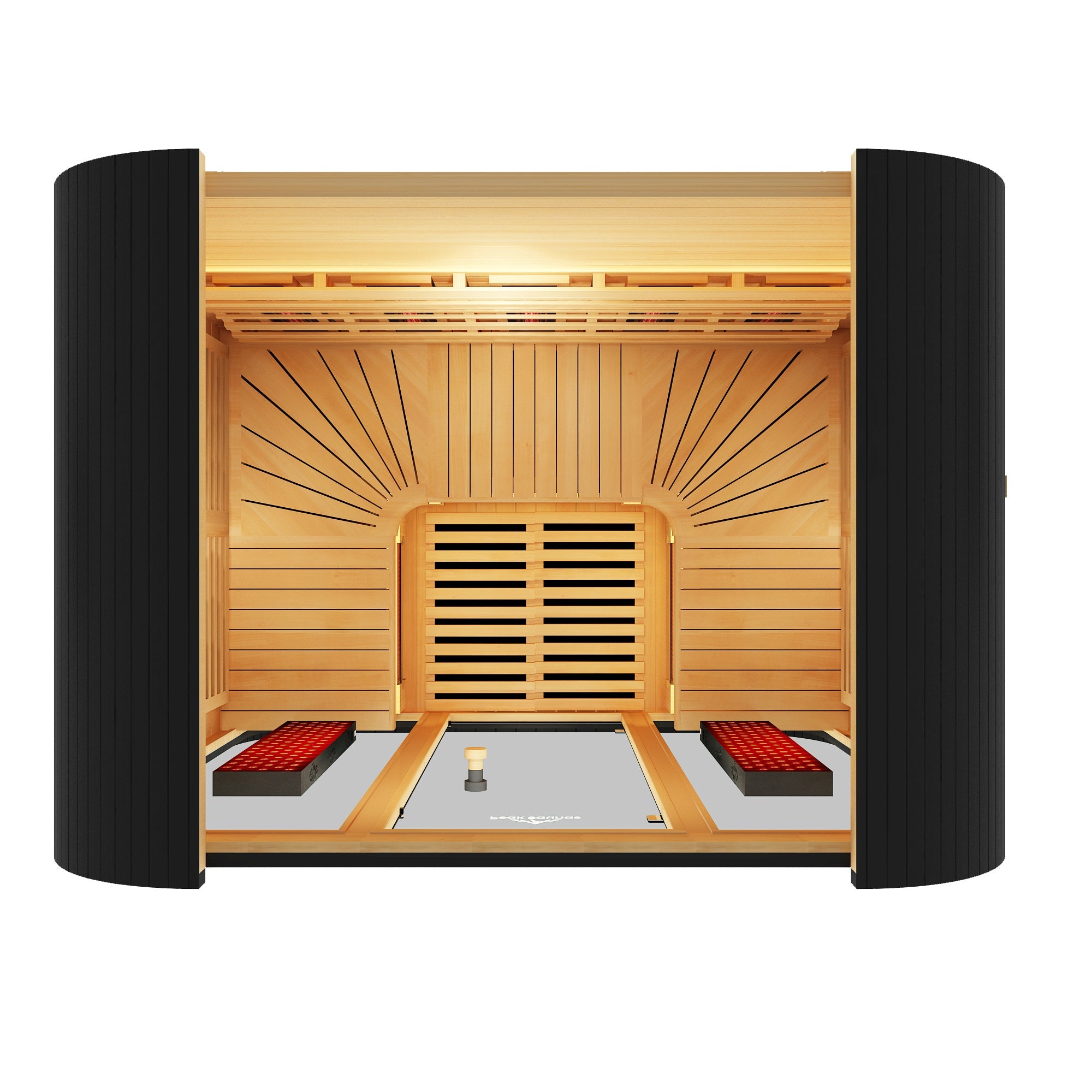El Capitan 4-Person Outdoor Full Spectrum Infrared Sauna with Full-Body Medical-Grade Red Light Therapy and Smart WiFi App Control