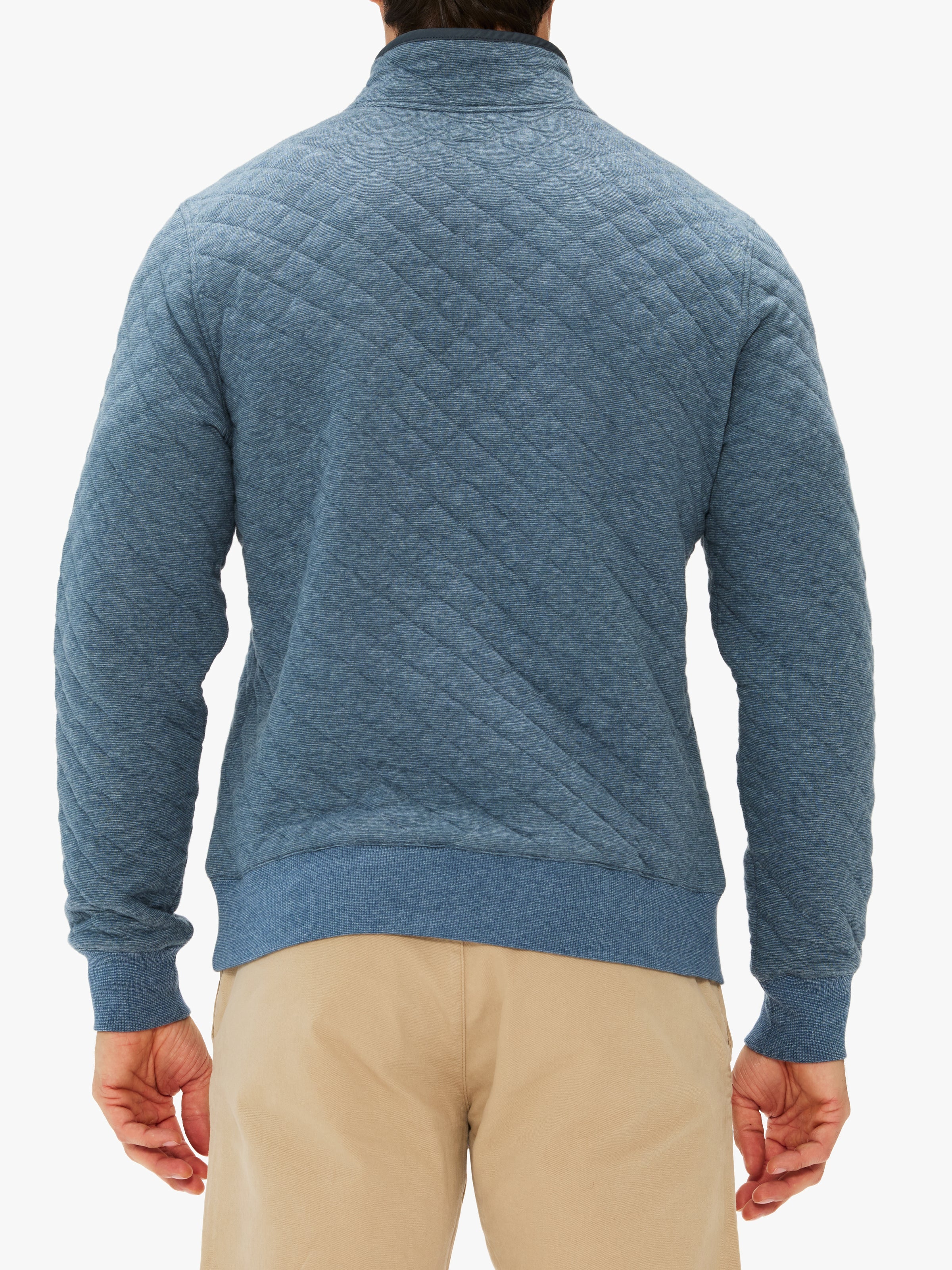 Faherty Epic Quilted Fleece Pullover