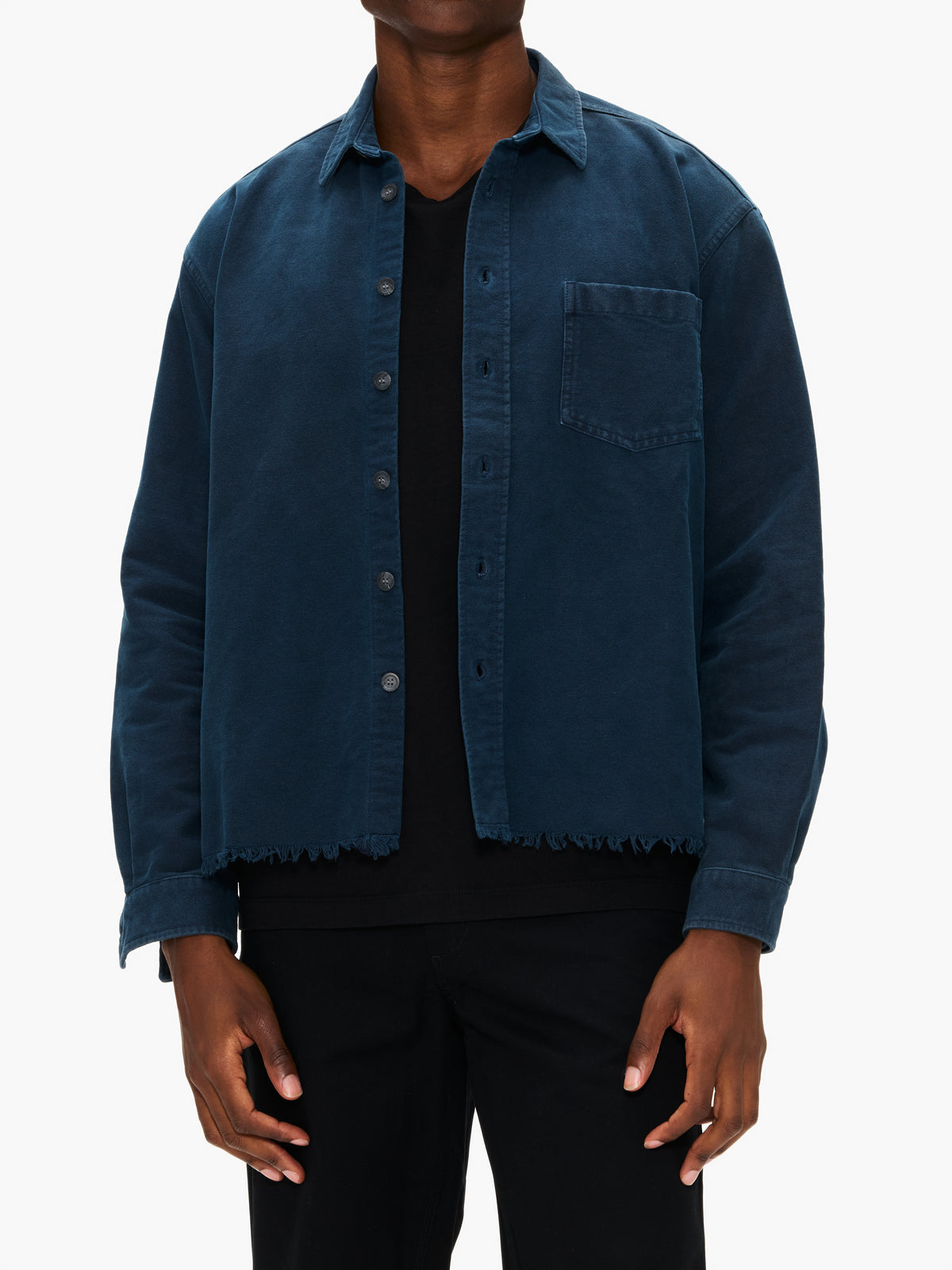 John Elliott Hemi Oversized Shirt Solid