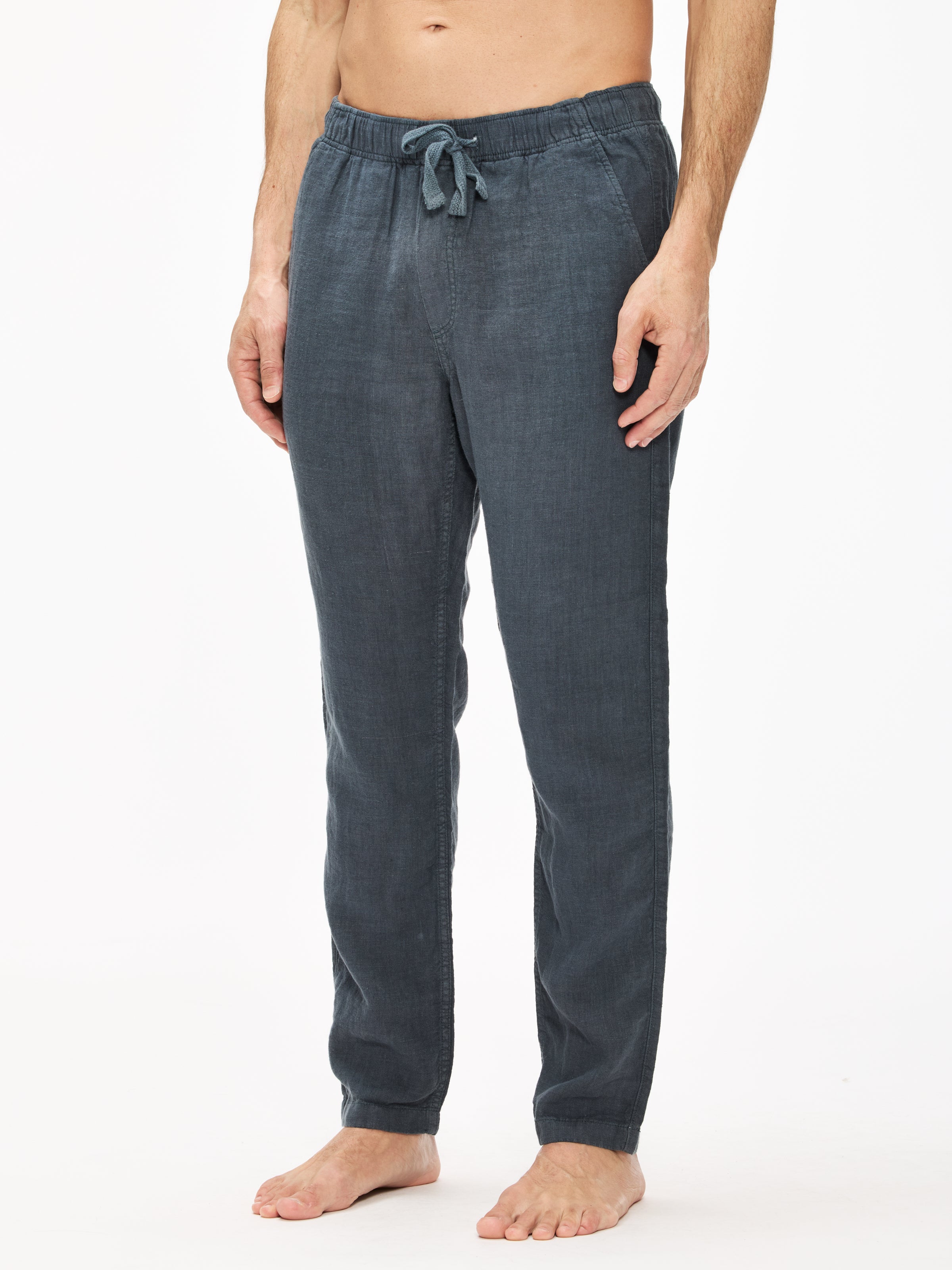Faherty Linen Drawstring Pant