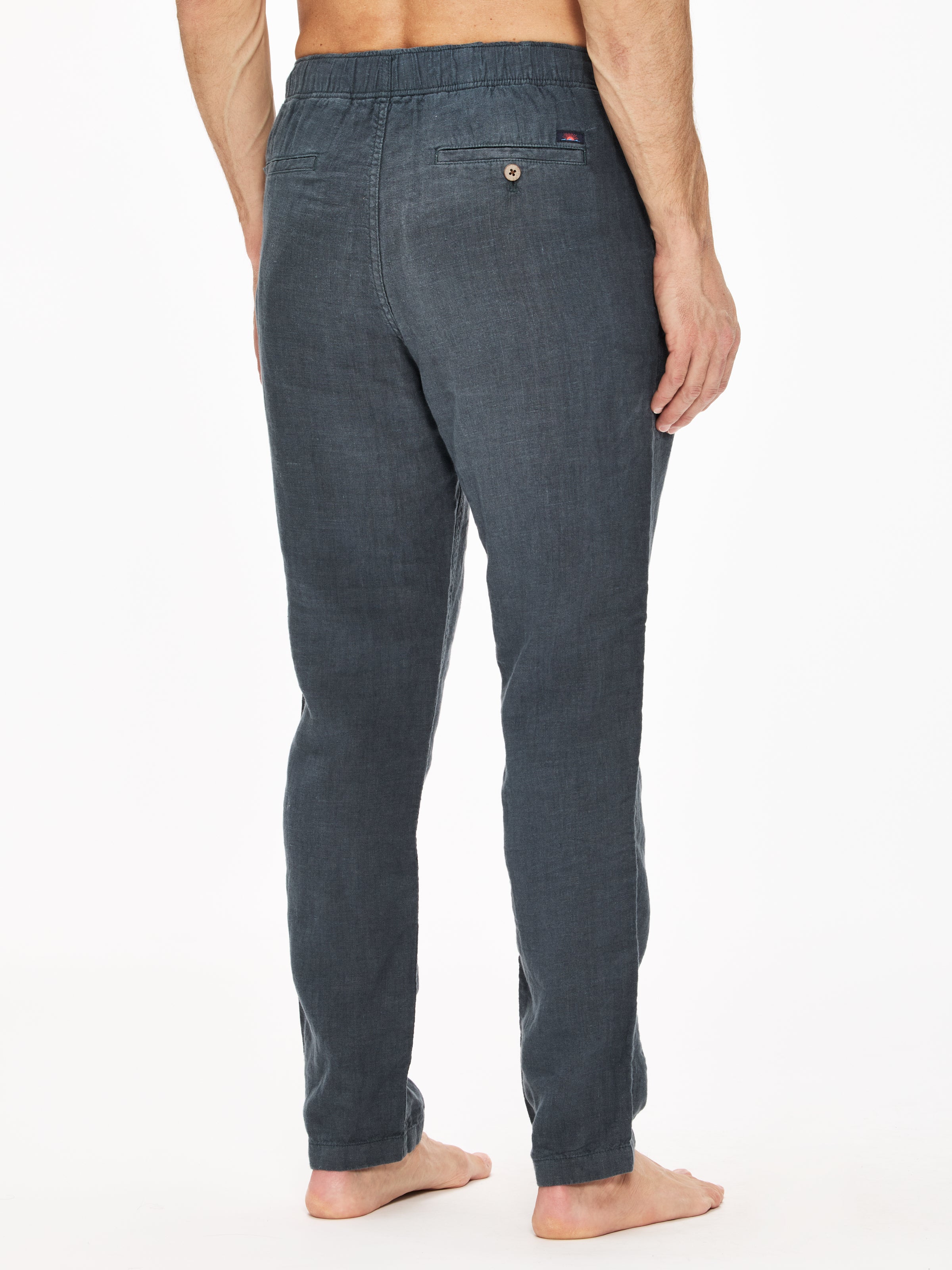 Faherty Linen Drawstring Pant