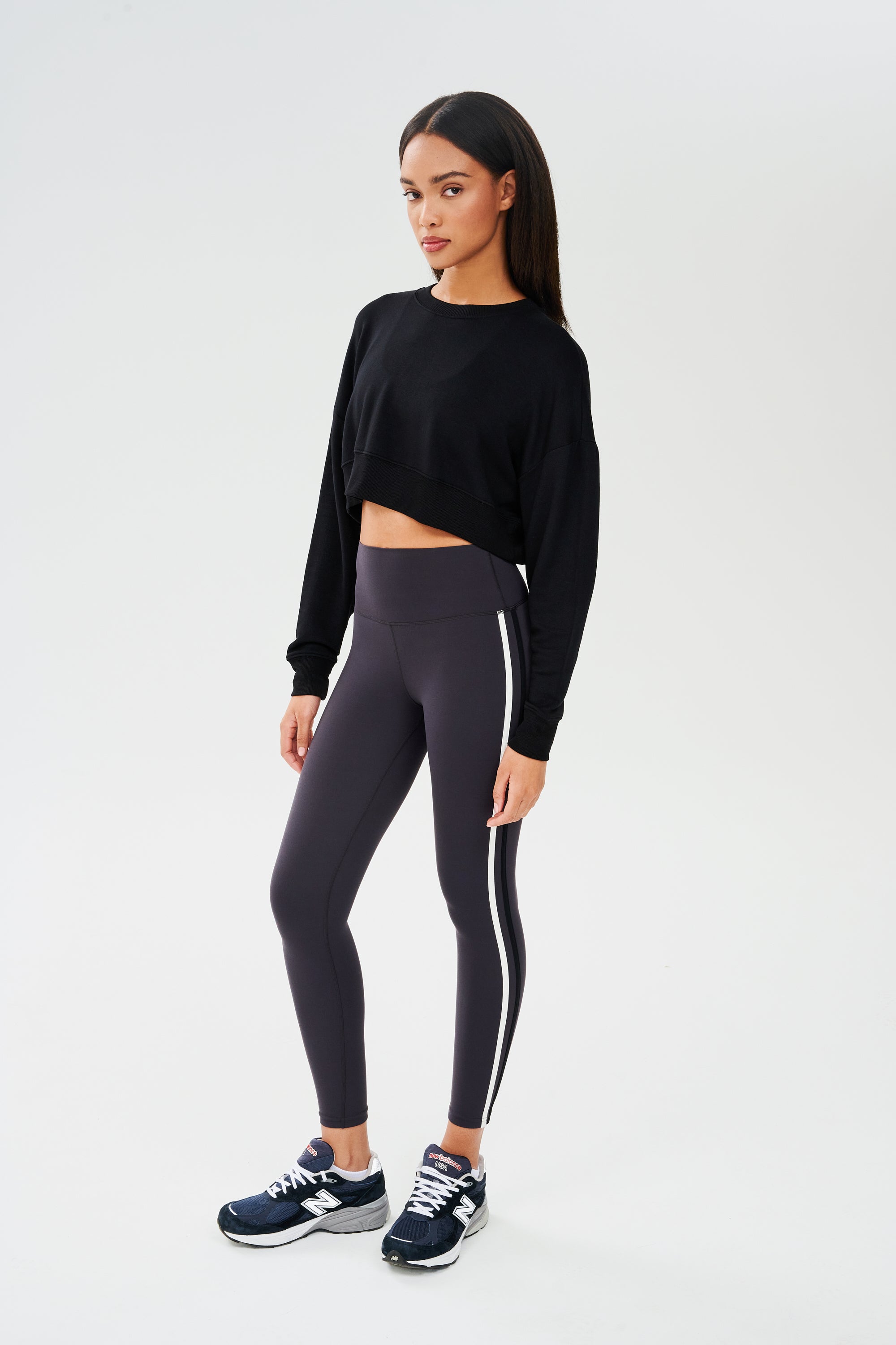 Splits59 Noah Fleece Crop Sweatshirt