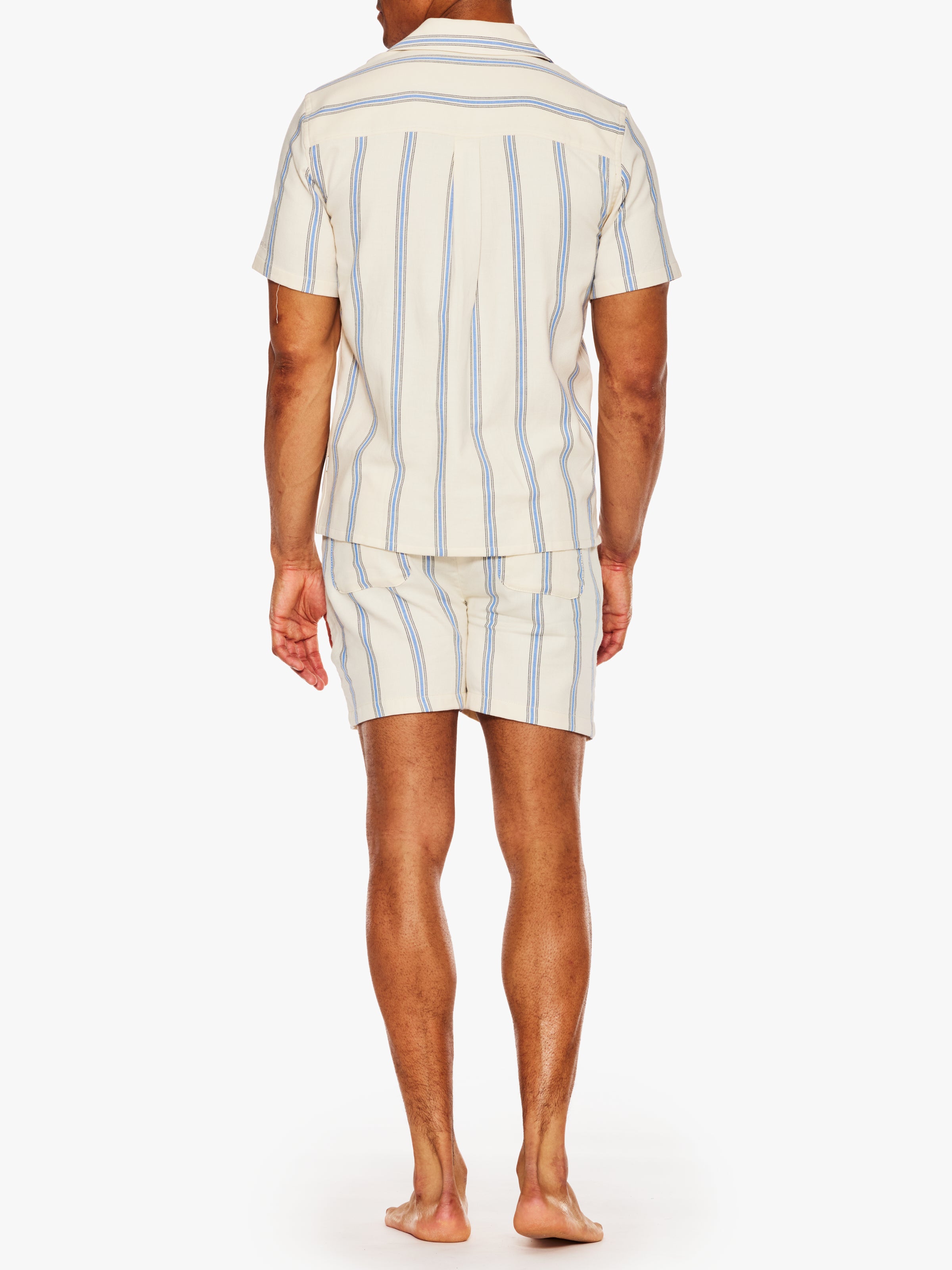 Les Deux Stripe Jacquard T-Shirt