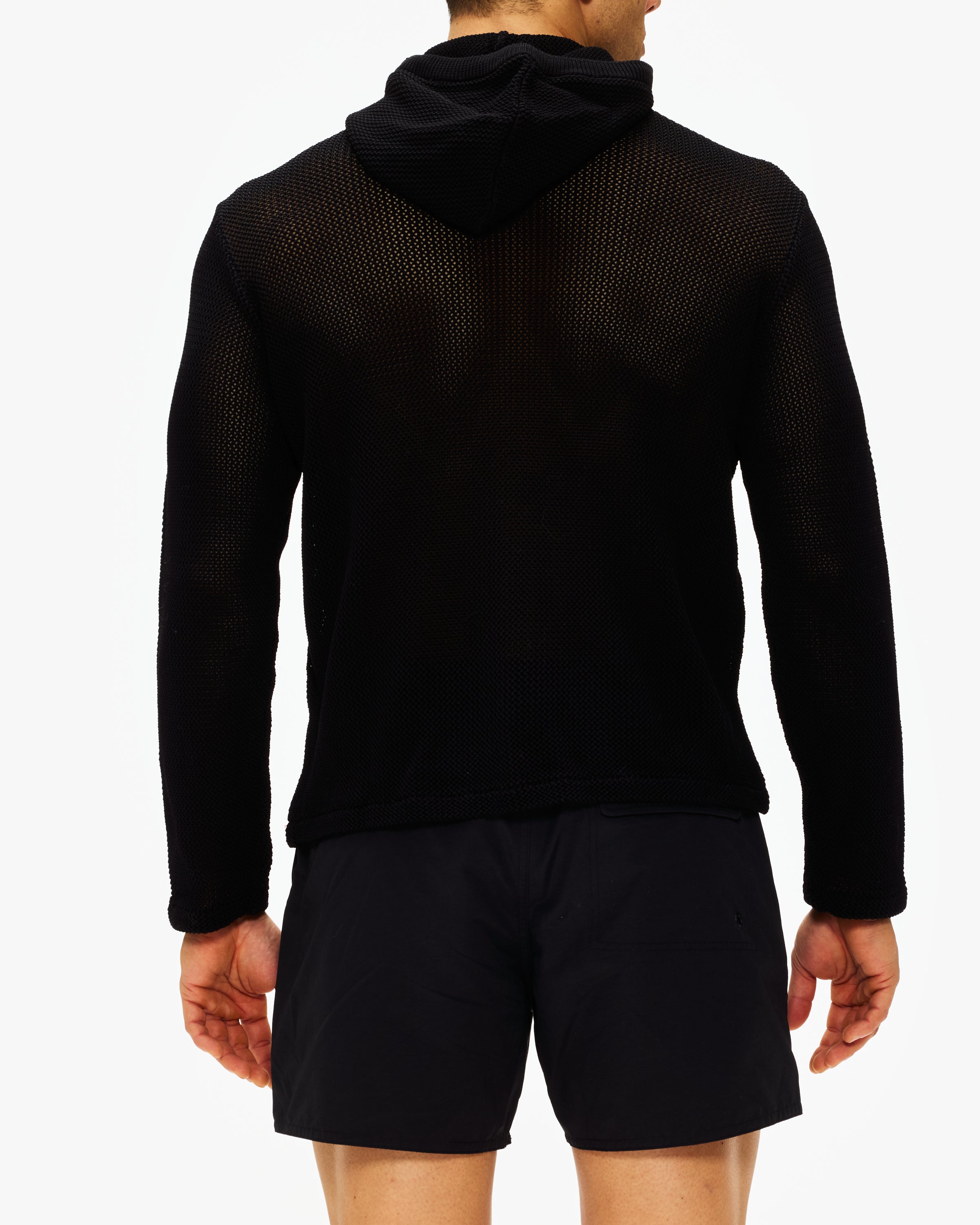 Saturdays NYC Mesh Knit Hoodie