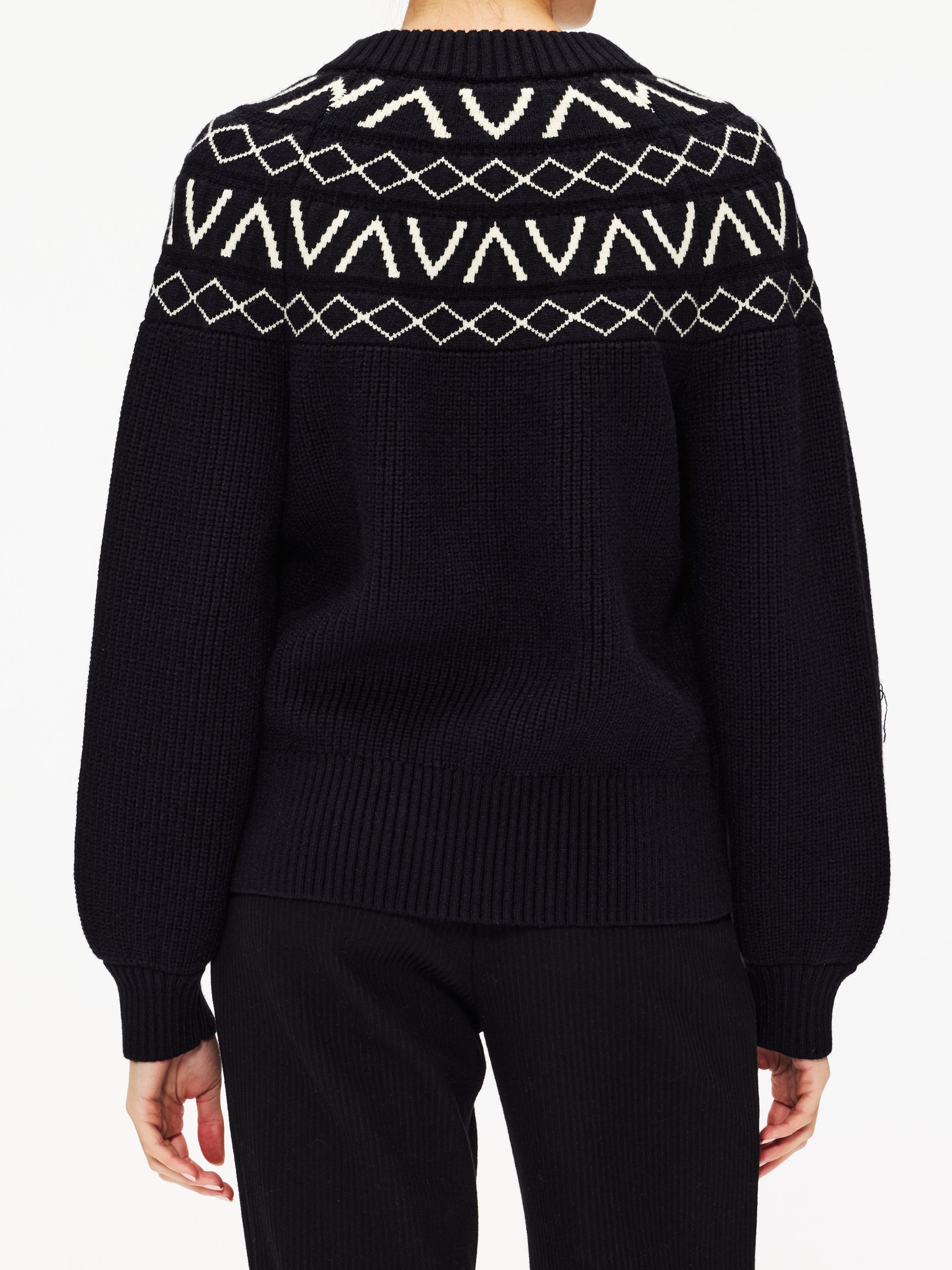 Varley Alys Fairisle Knit Jacket