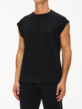 Ron Dorff Pique Sleeveless Sweatshirt Piping