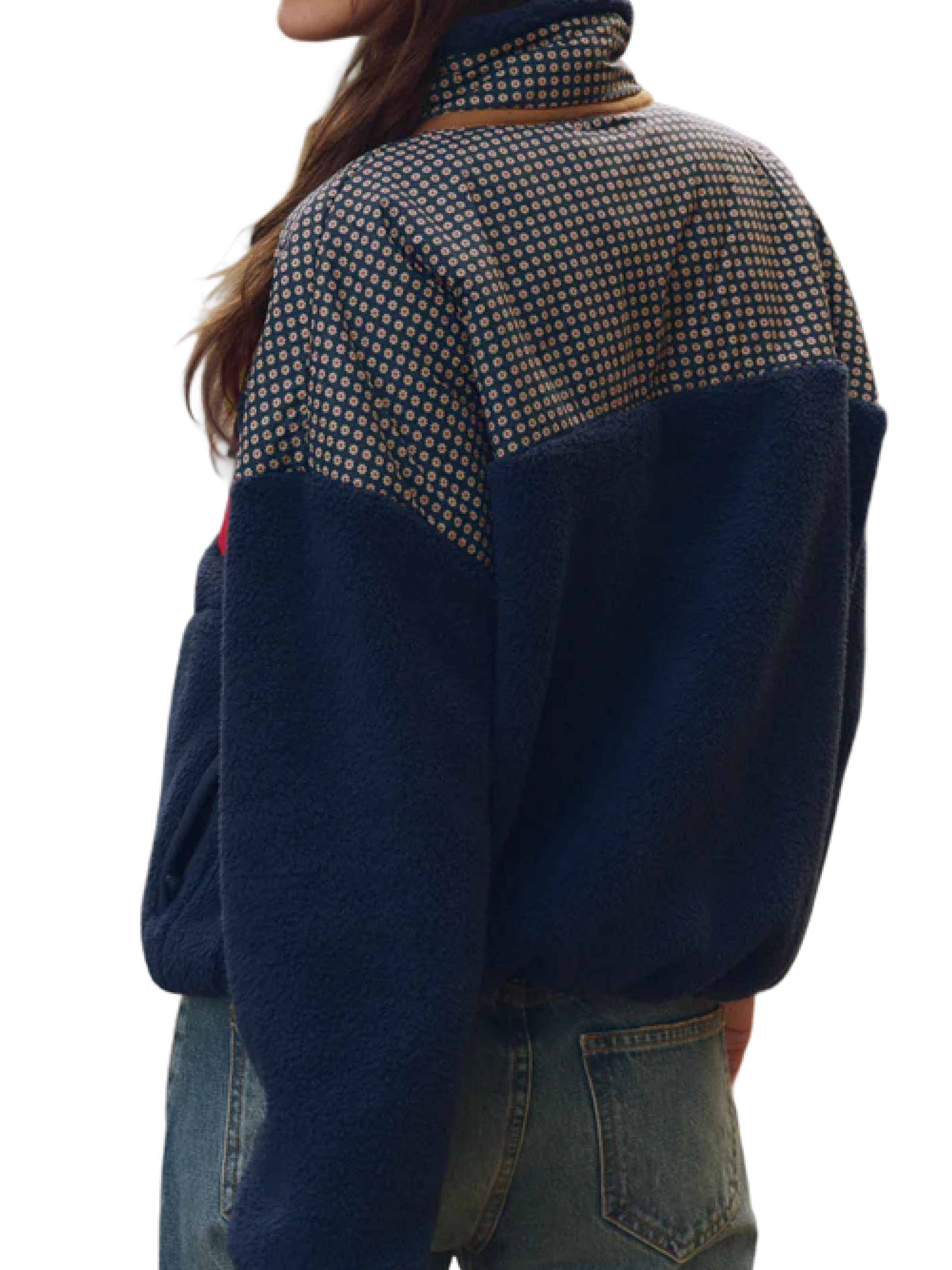 The Great The Print Mix Plush Terrain Full Zip