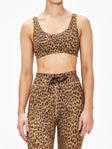 The Upside Panthera Daisy Scoop Neck Bra