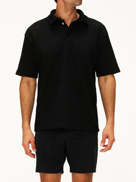 Krost Eco Rib Knit Short Sleeve Polo