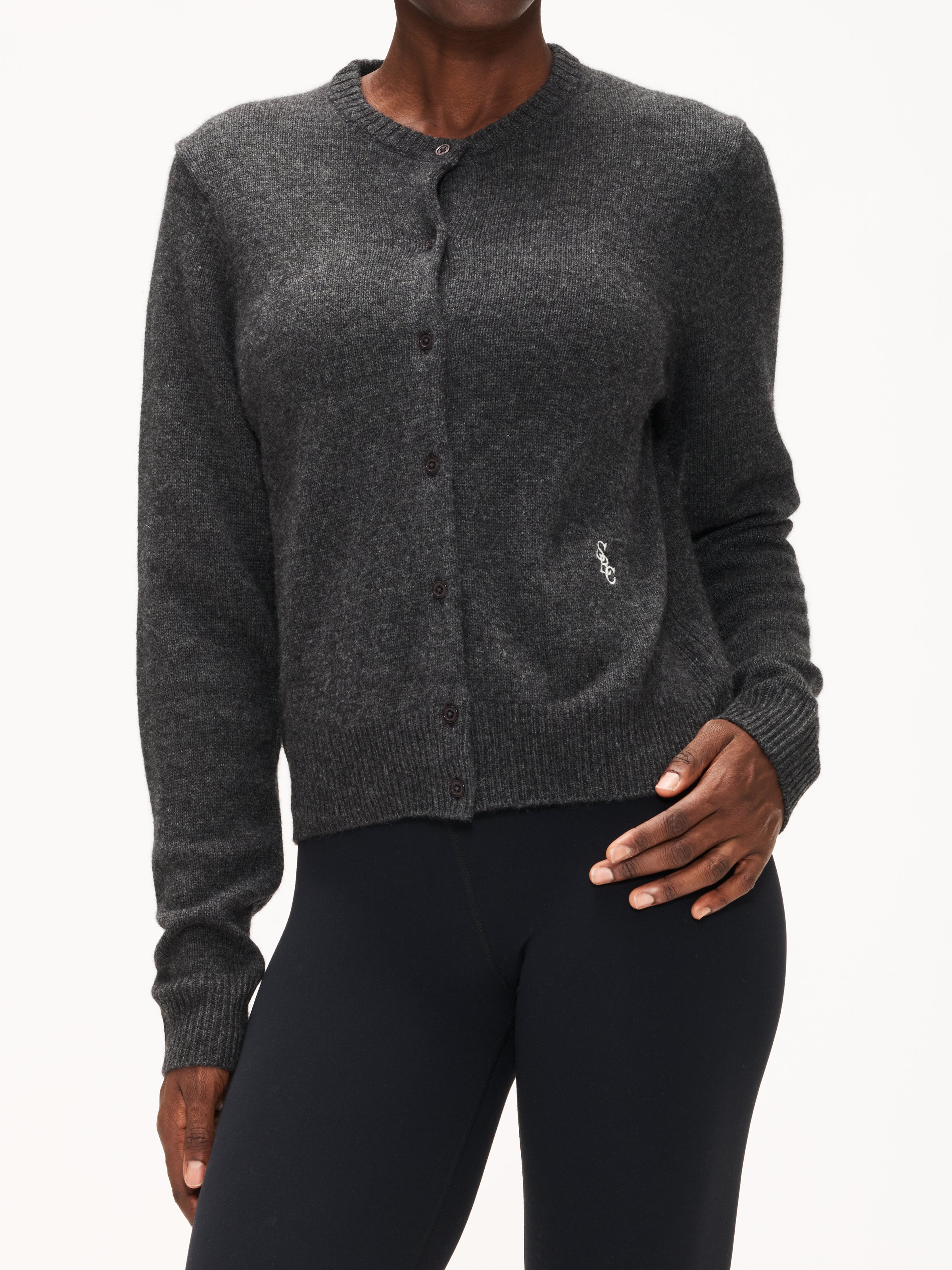 Sporty & Rich SRC Cashmere Cardigan