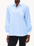 Sporty & Rich NY Crest Oversized Shirt
