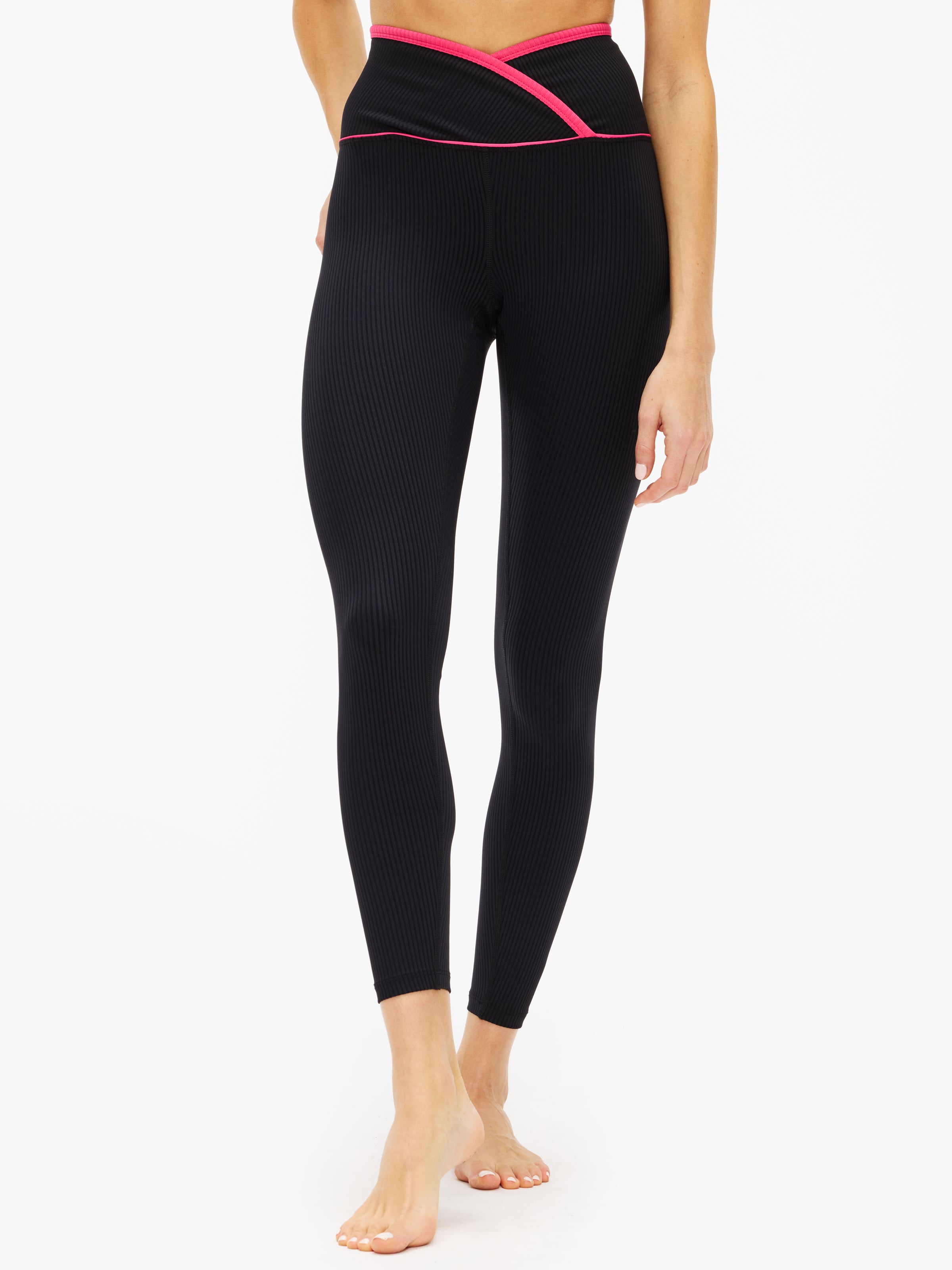 Year Of Ours Ribbed Two Tone Veronica Legging