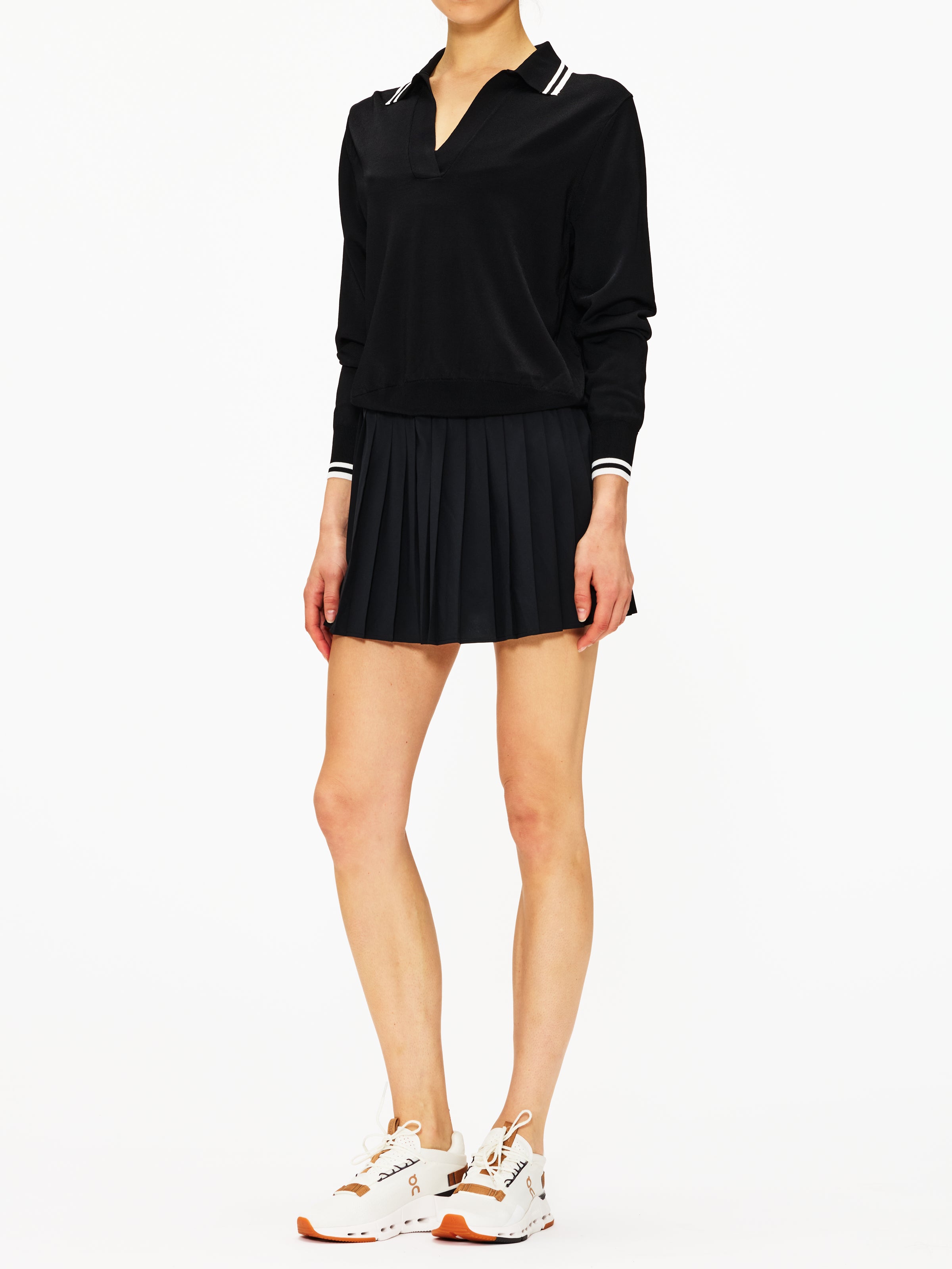 Splits59 Shira Woven Pleated Skirt