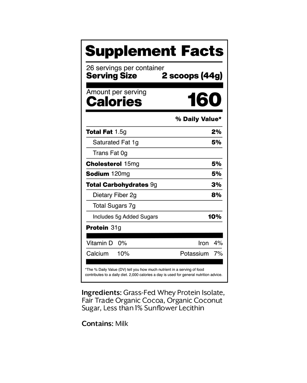 Promix Nutrition Chocolate Whey Protein Isolate Powder