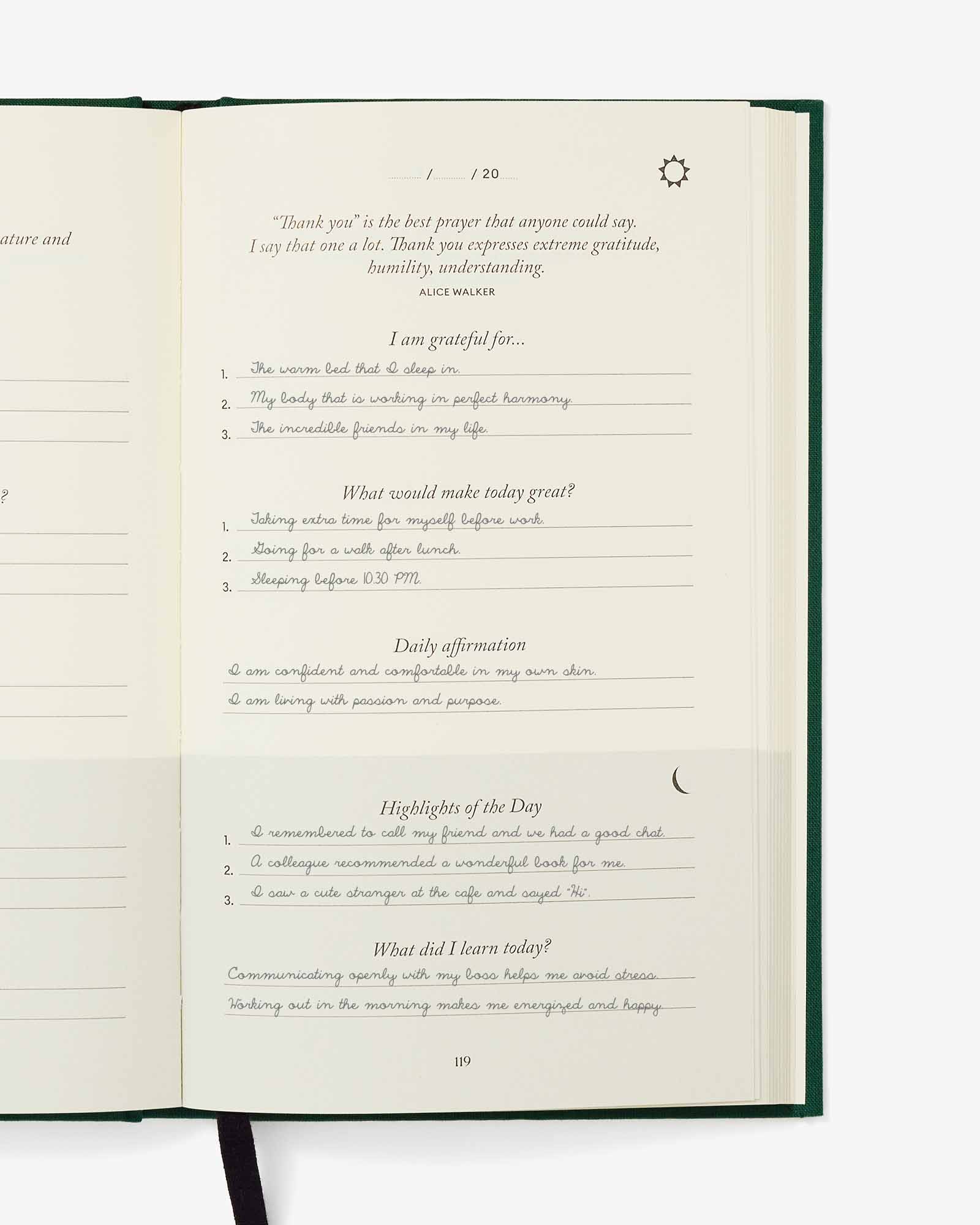 Intelligent Change The Five Minute Journal