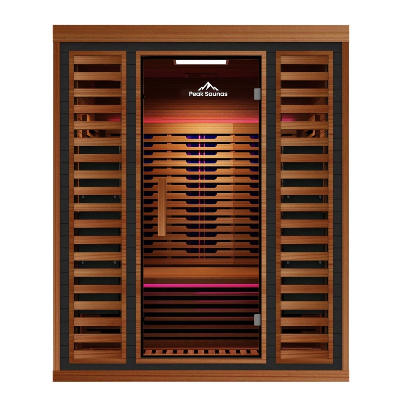 Matterhorn 3-Person Full Spectrum Infrared Sauna with Full-Body Medical-Grade Red Light Therapy & Smart WiFi App Control