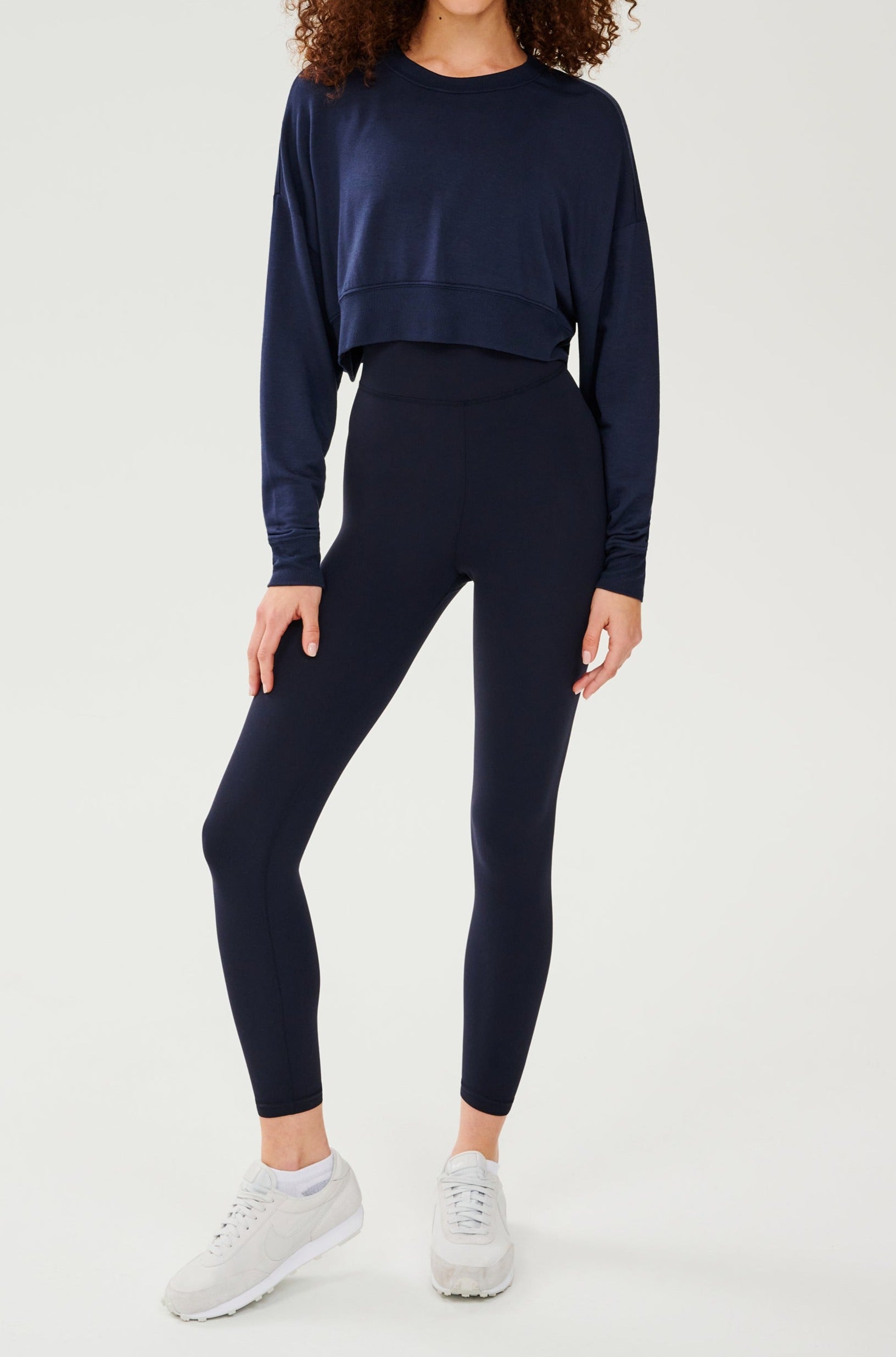 Splits59 Noah Fleece Crop Sweatshirt