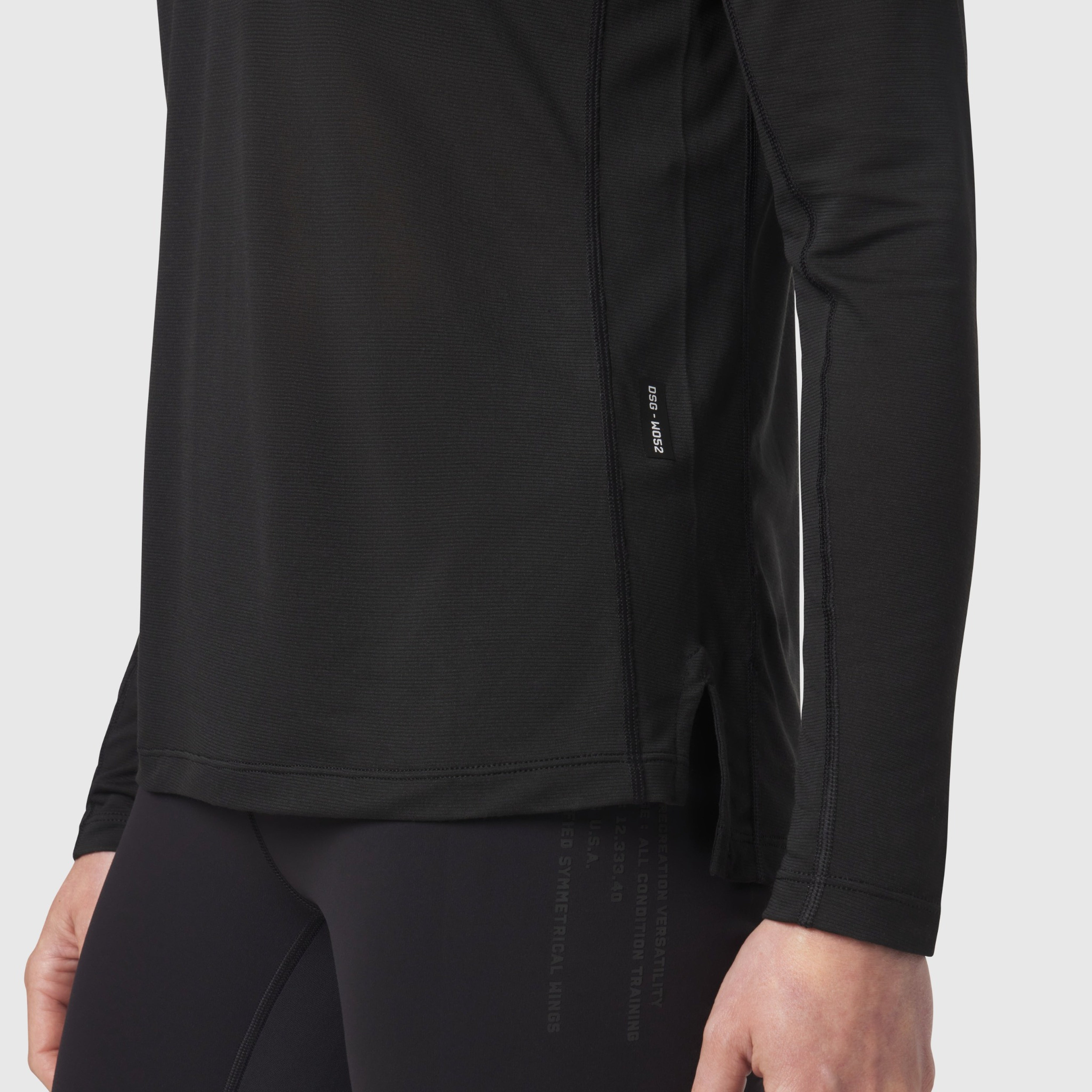 W052. Polartec® Delta  Longsleeve - Black