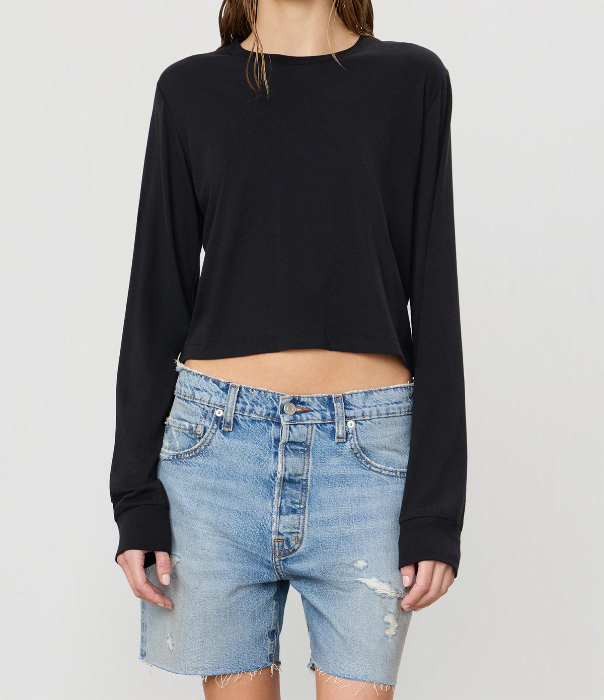Eterne Long Sleeve Boxy Tee