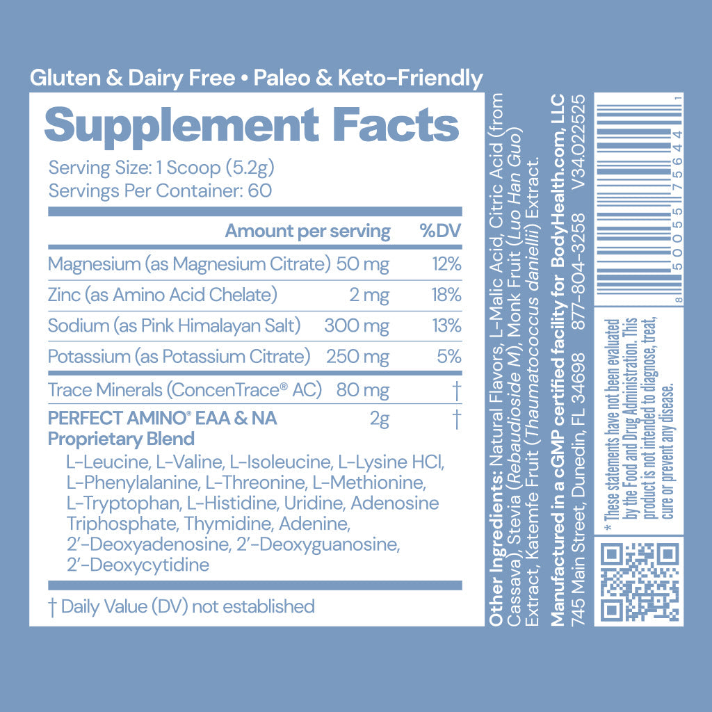 Perfect Amino Electrolytes