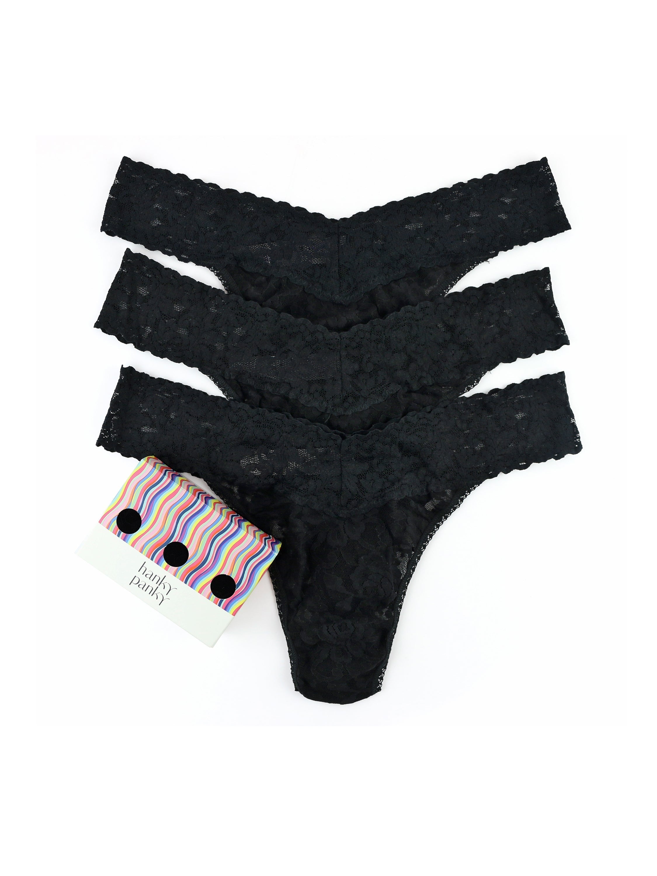 Hanky Panky 3-Pack Original Rise Thongs