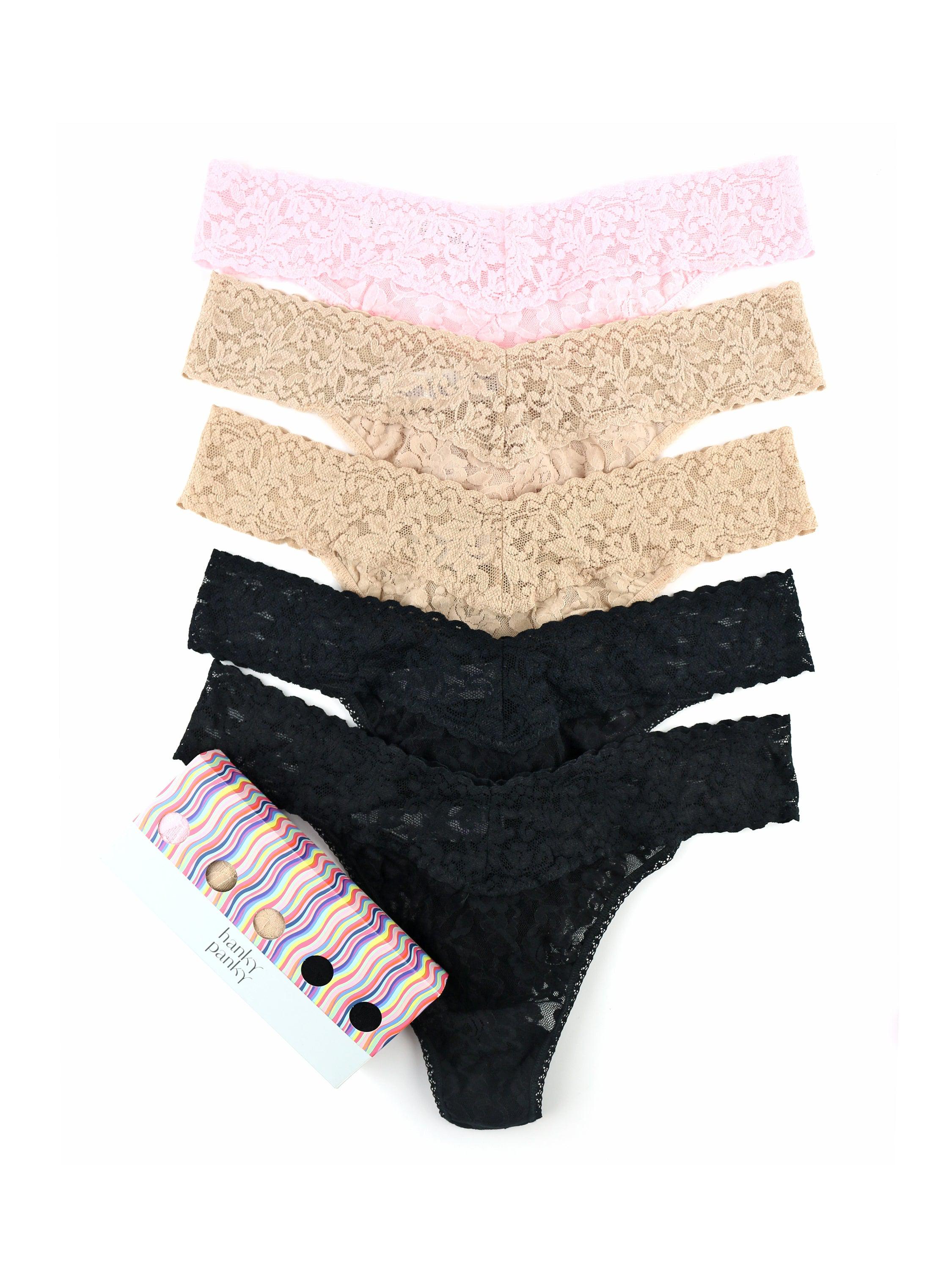 Hanky Panky 5-Pack Original Rise Thongs