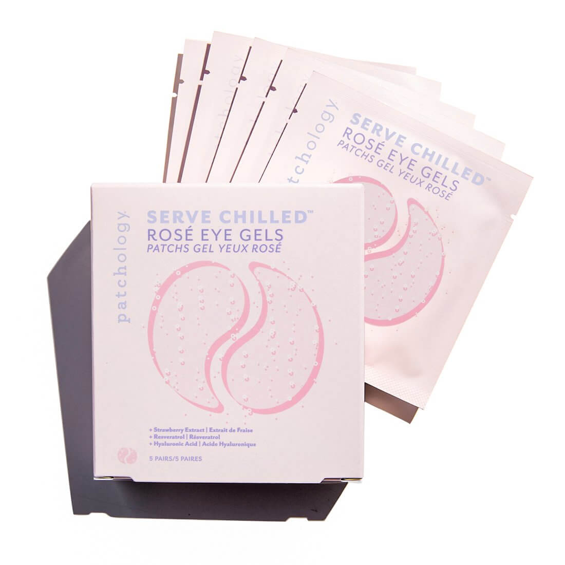 Patchology Rosé Eye Gels Serve Chilled