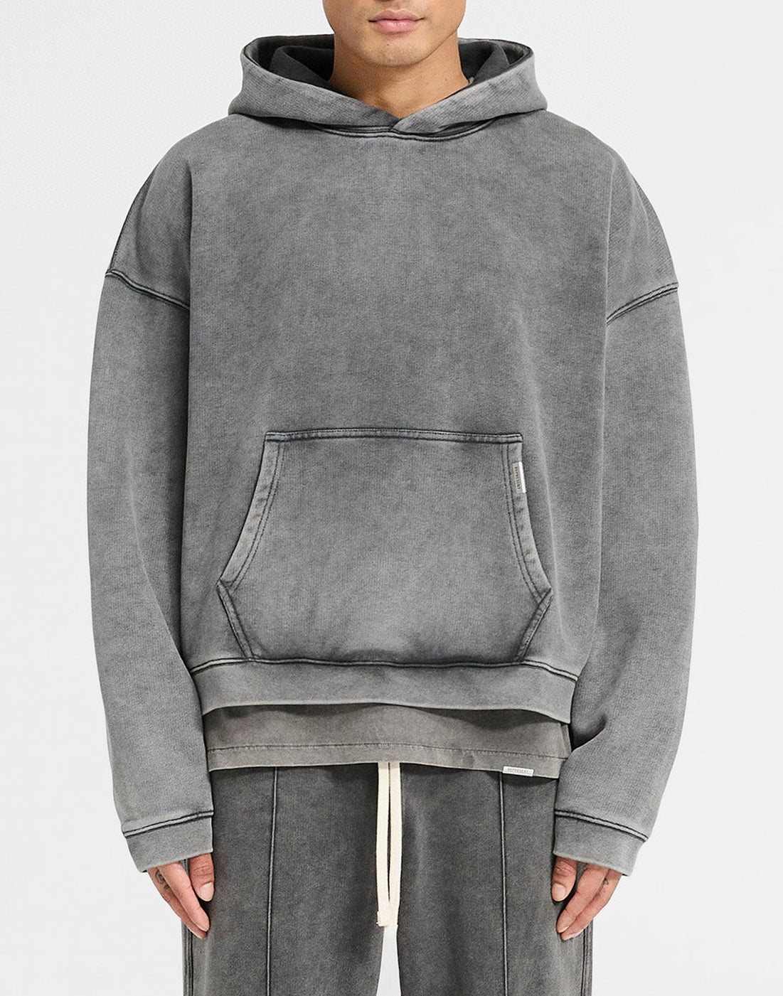 Represent Initial Boxy Hoodie