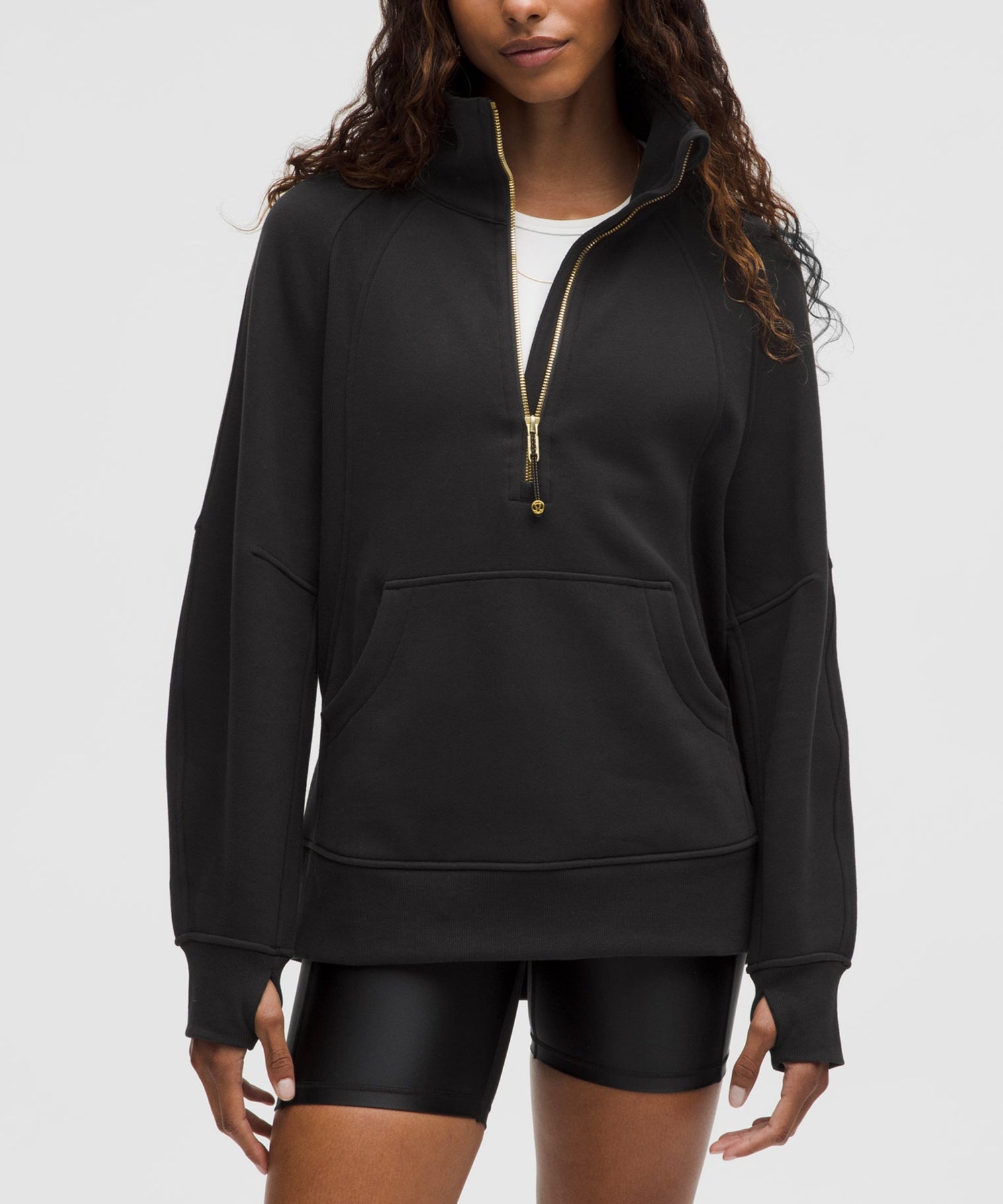 Lululemon Scuba Oversized Half Zip Funnel Neck Long