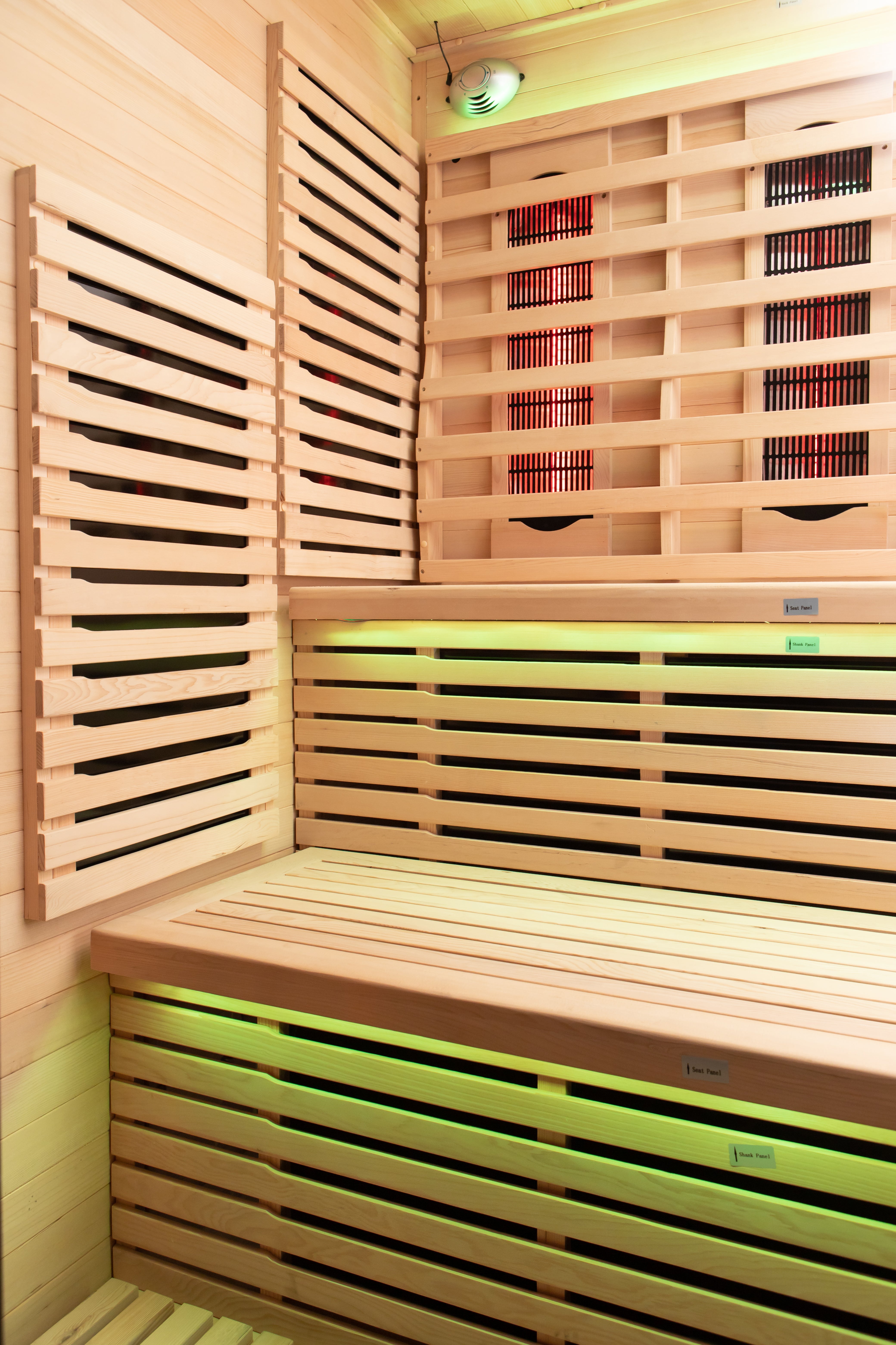 Kilimanjaro 5-Person Outdoor Full Spectrum Infrared Sauna with Full-Body Medical-Grade Red Light Therapy and Smart WiFi App Control