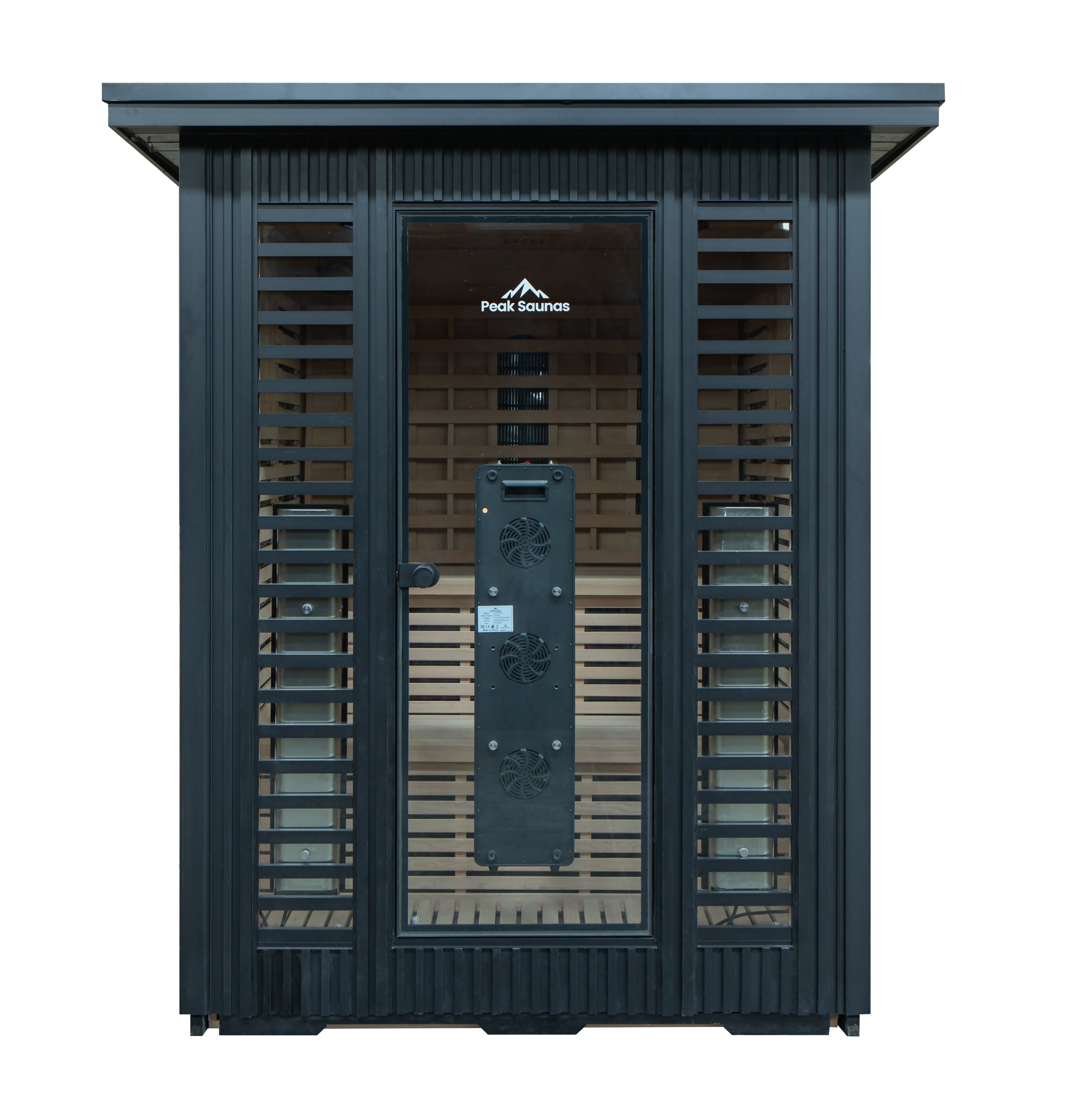 Kilimanjaro 5-Person Outdoor Full Spectrum Infrared Sauna with Full-Body Medical-Grade Red Light Therapy and Smart WiFi App Control